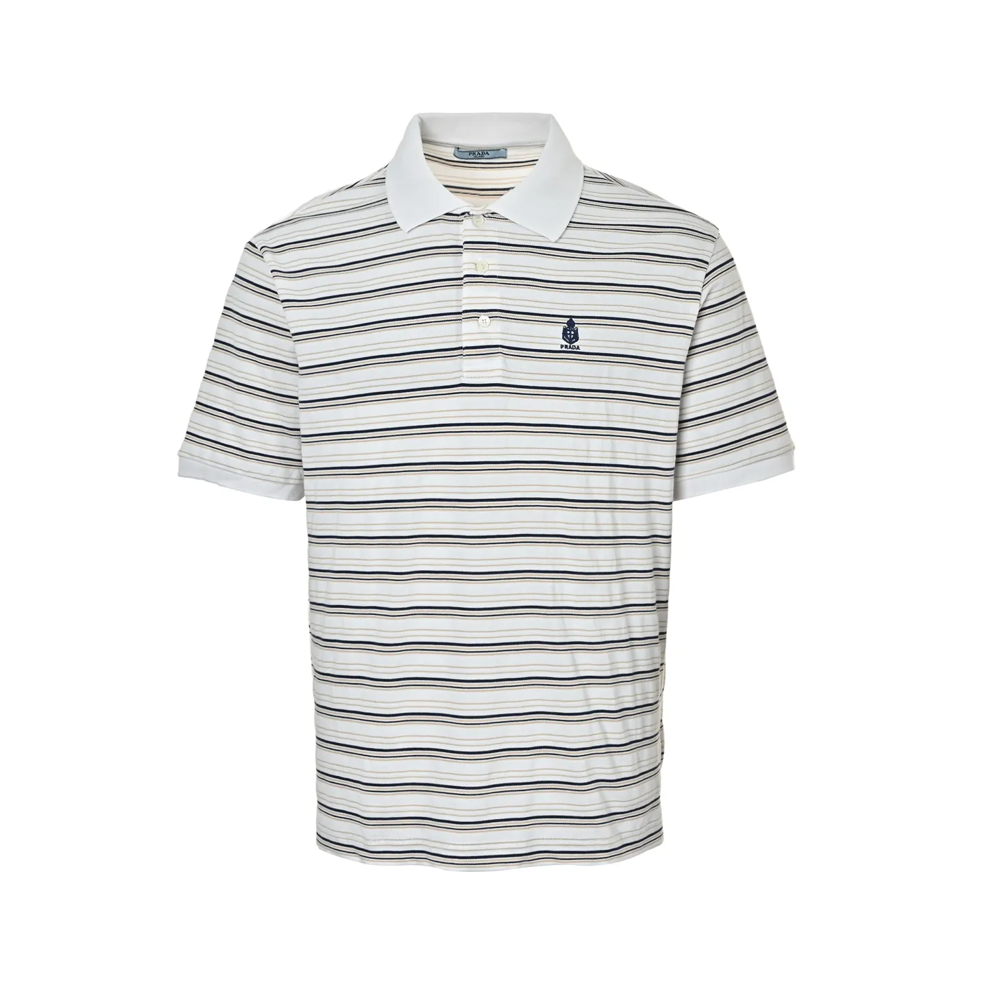Prada/ Black White Polo