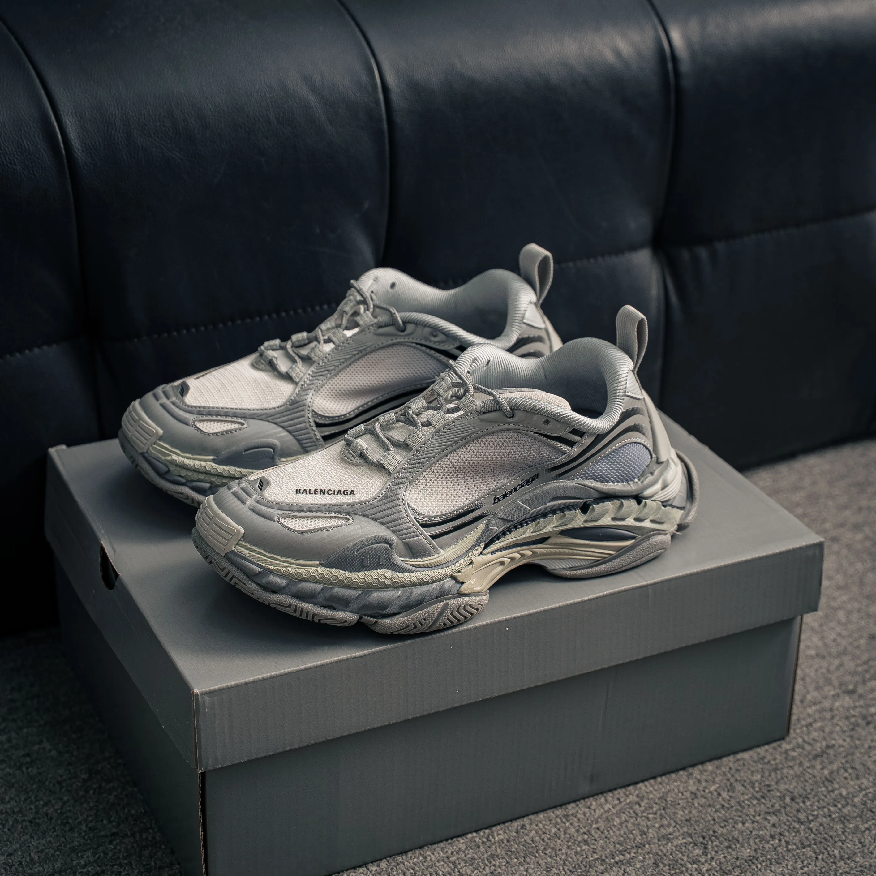 # Balenciaga Triple S 2 Platform Sole Lace-Up Low-Top Chunky Sneakers Shoes Shoes EVA Shoes