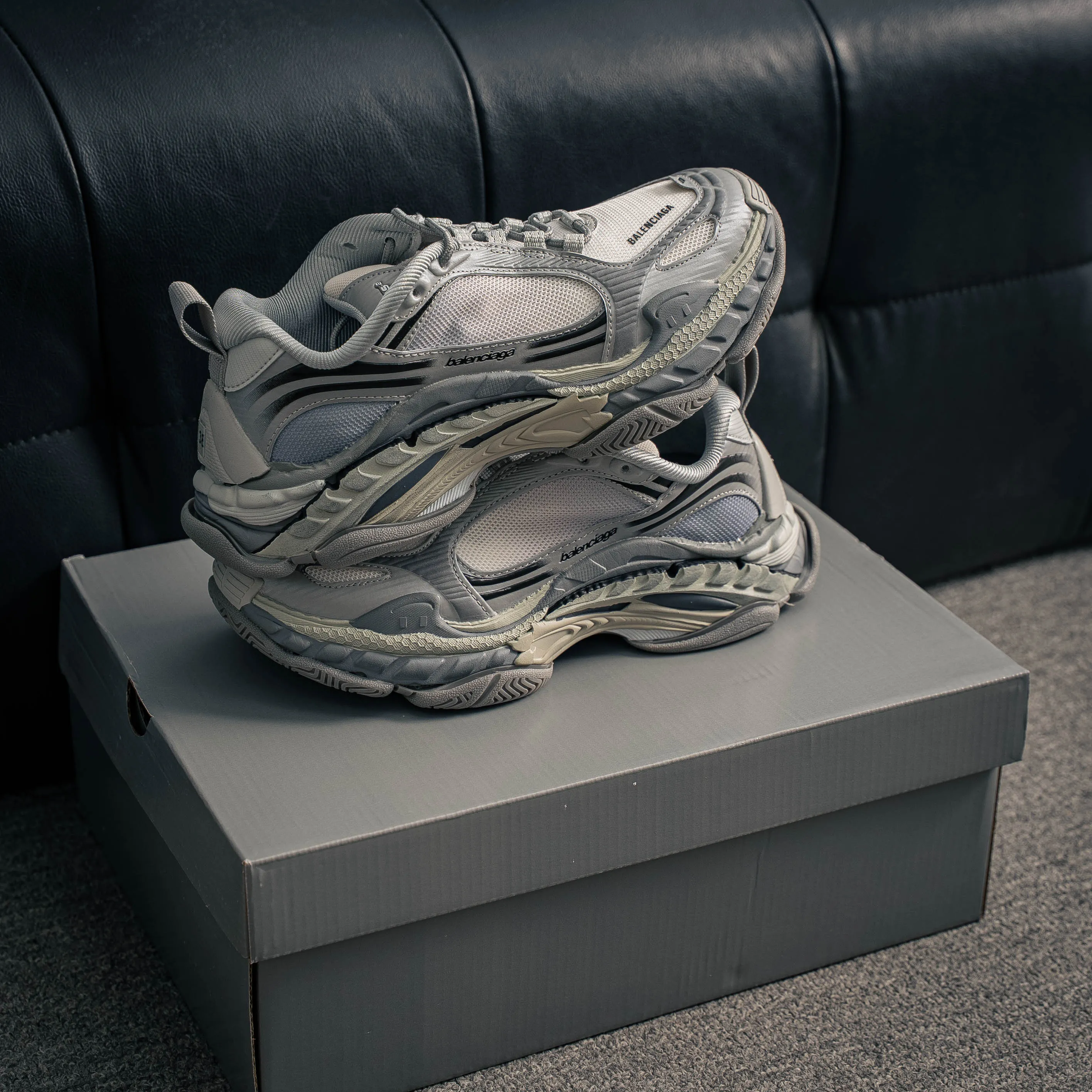 # Balenciaga Triple S 2 Platform Sole Lace-Up Low-Top Chunky Sneakers Shoes Shoes EVA Shoes