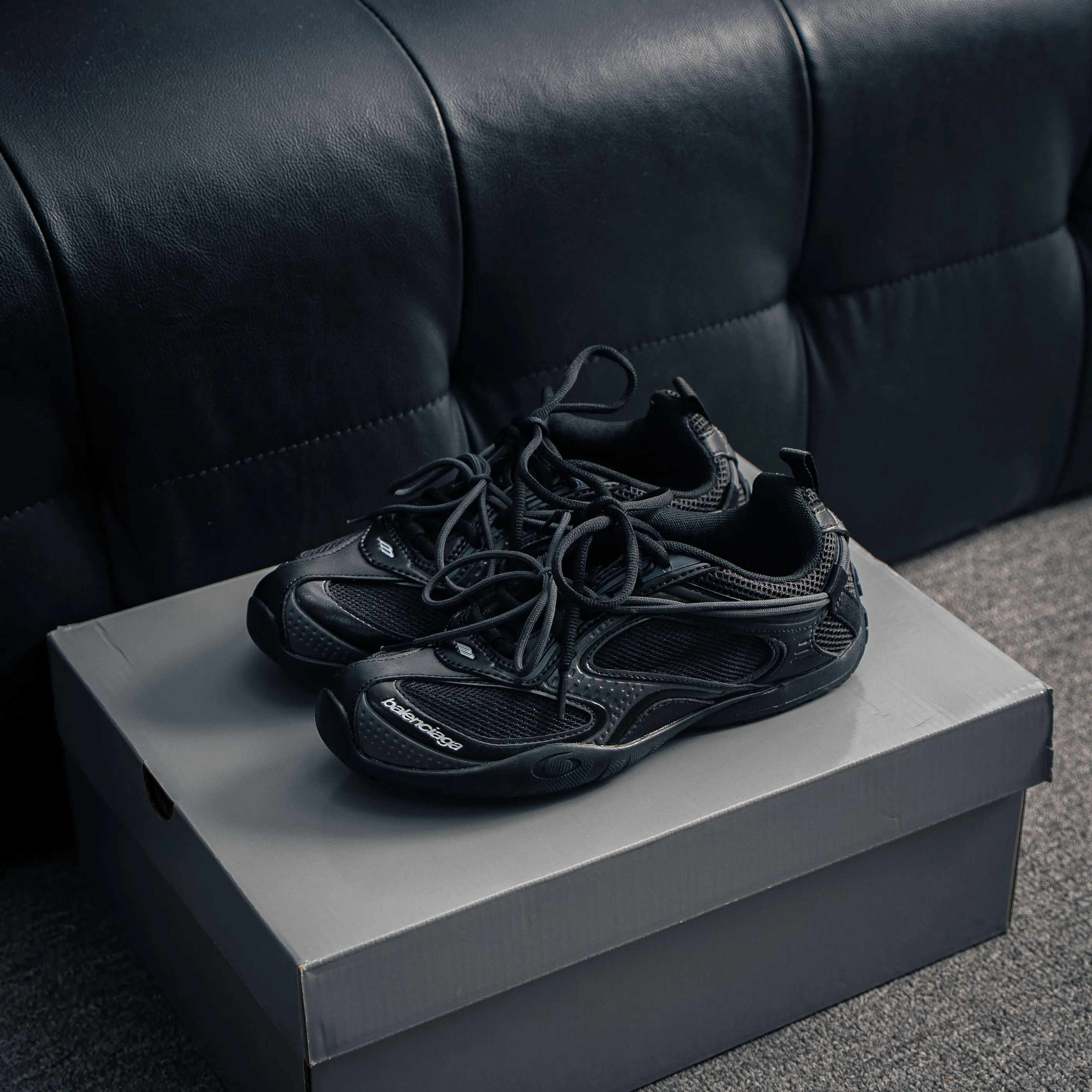 Balenciaga Radar Lace-Up Low-Top Shoes 25 Classic ：865704