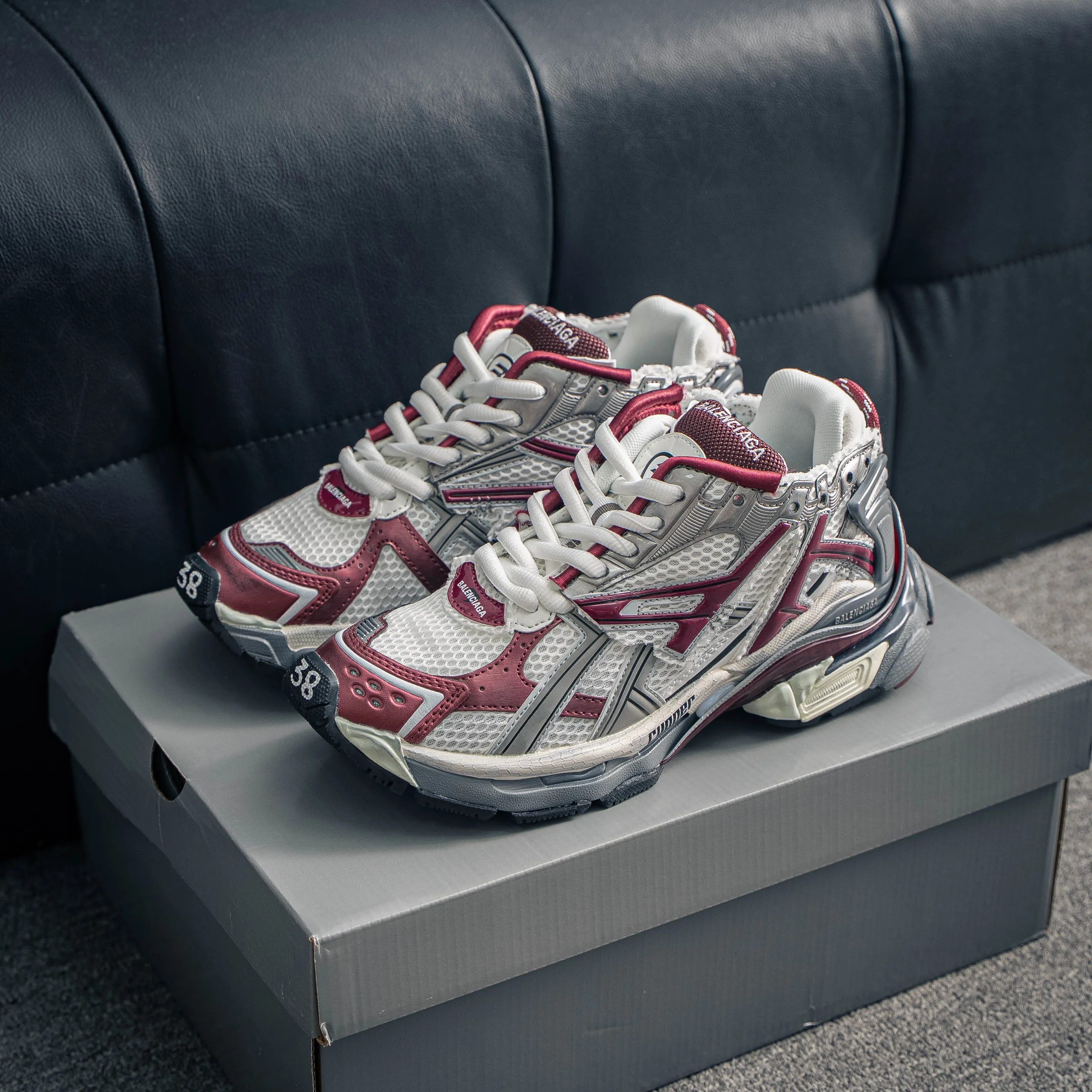 # Balenciaga Runner Gradient Versatile Low-Top Chunky Sneakers Shoes Shoes