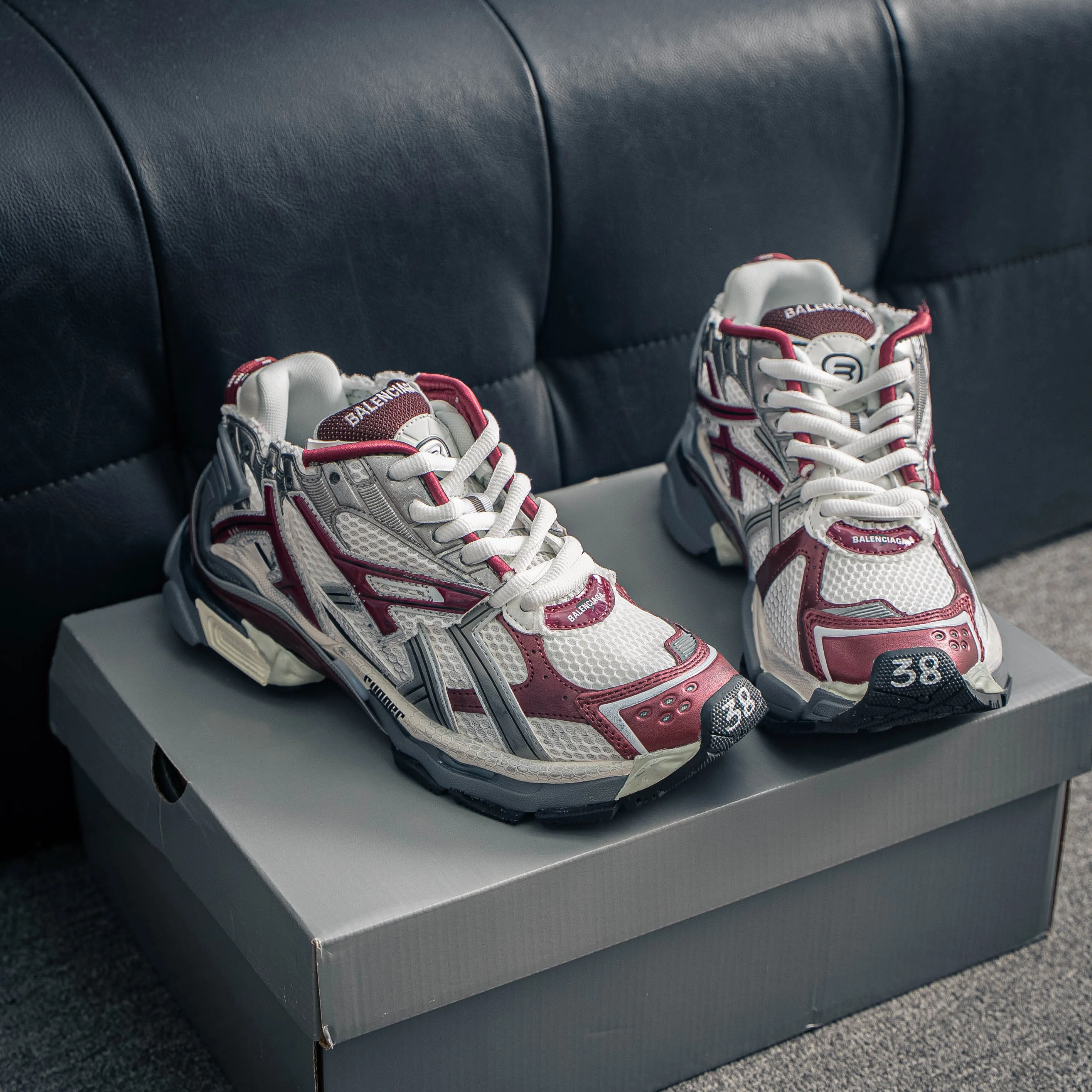 # Balenciaga Runner Gradient Versatile Low-Top Chunky Sneakers Shoes Shoes