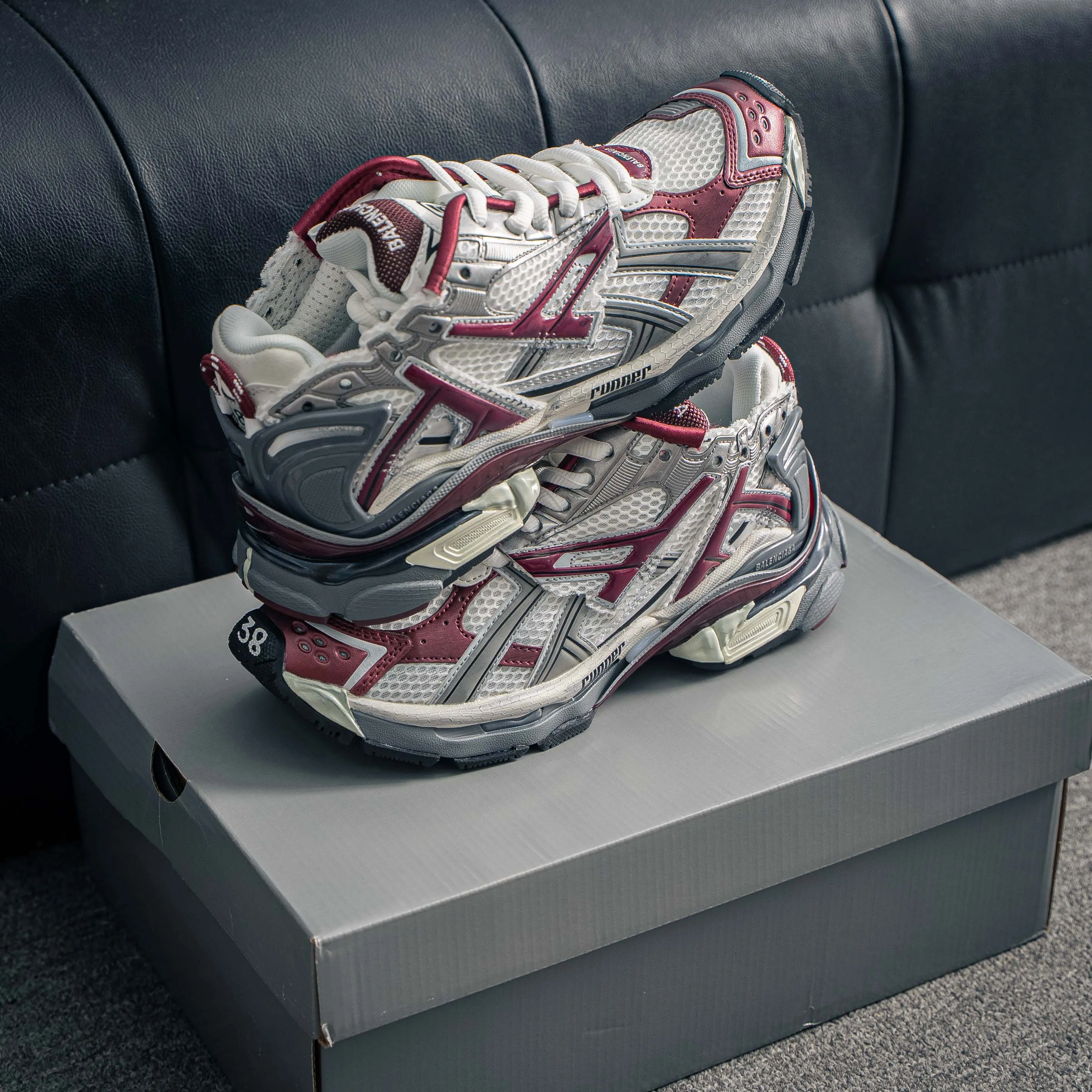 # Balenciaga Runner Gradient Versatile Low-Top Chunky Sneakers Shoes Shoes