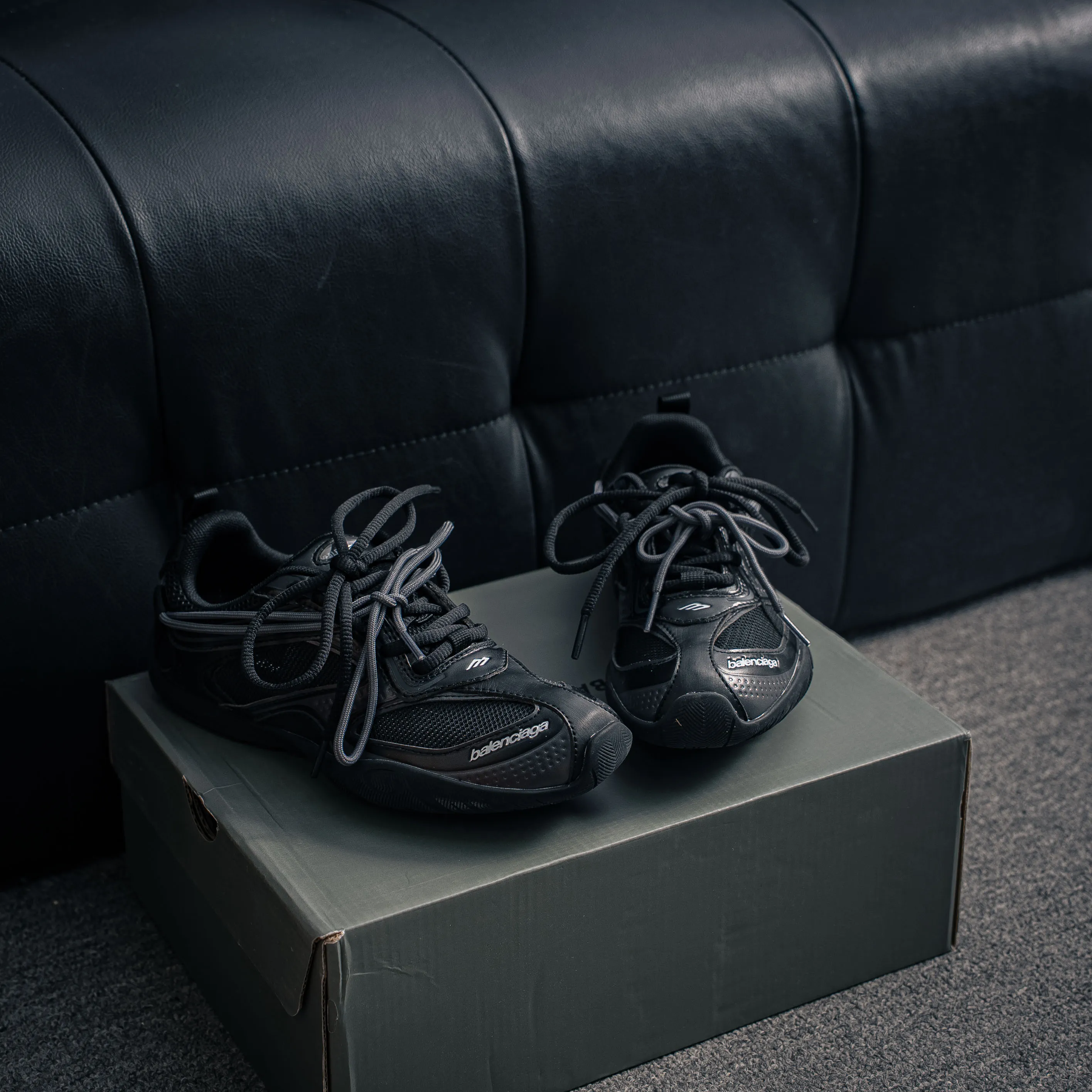 BALENCIAGA Radar Mesh Shoes 2026 Radar Gradient Lines Low-Top Sneakers， ，