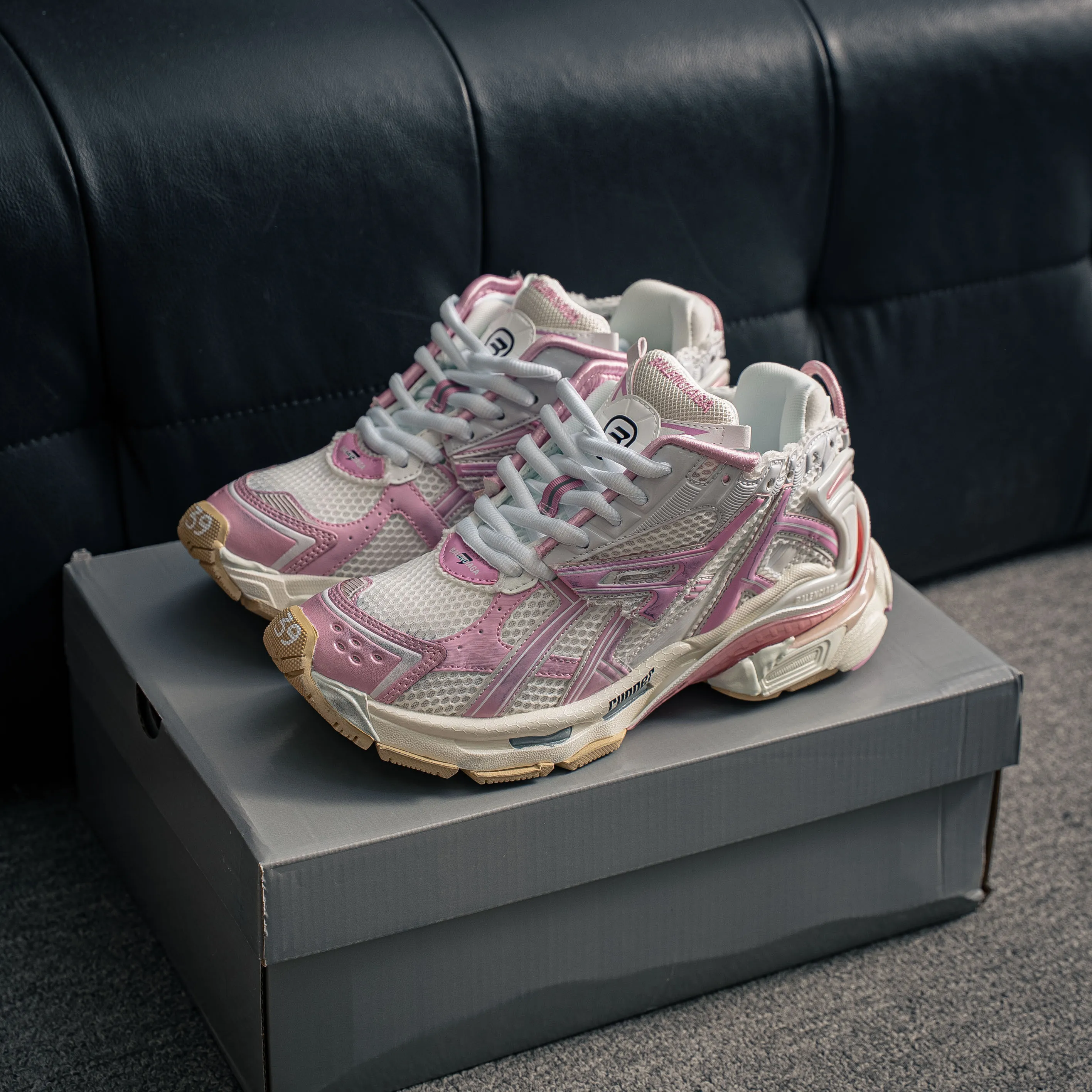 # BALENCIAGA Runner Black White Series 、 、 Demna Sneakers 「 Shoes」 Retro 、 Shoes