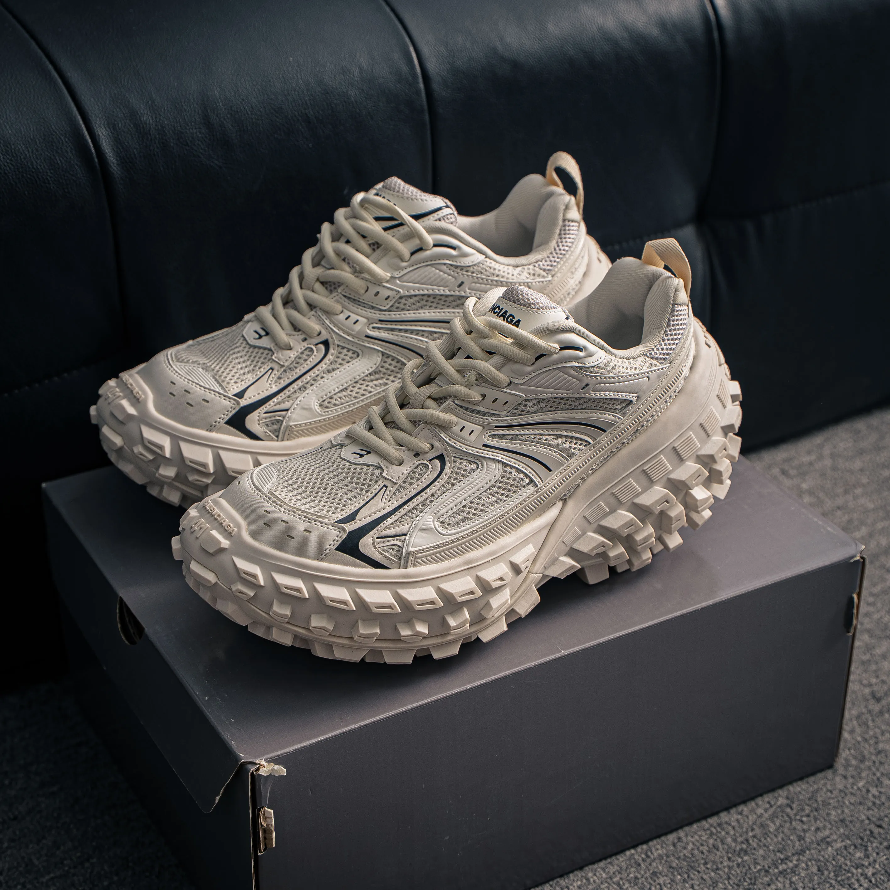 #GOOD 【 ，Shoes Drop Shipping 10】 # Balenciaga Defender Retro Chunky Sneakers Shoes