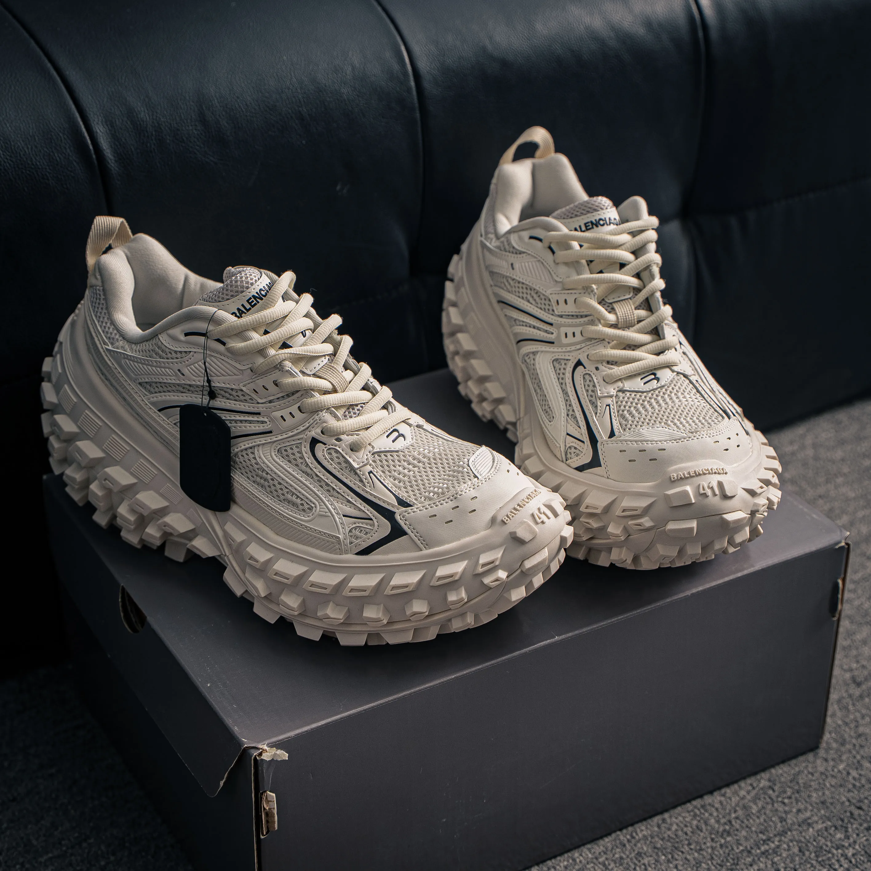 #GOOD 【 ，Shoes Drop Shipping 10】 # Balenciaga Defender Retro Chunky Sneakers Shoes