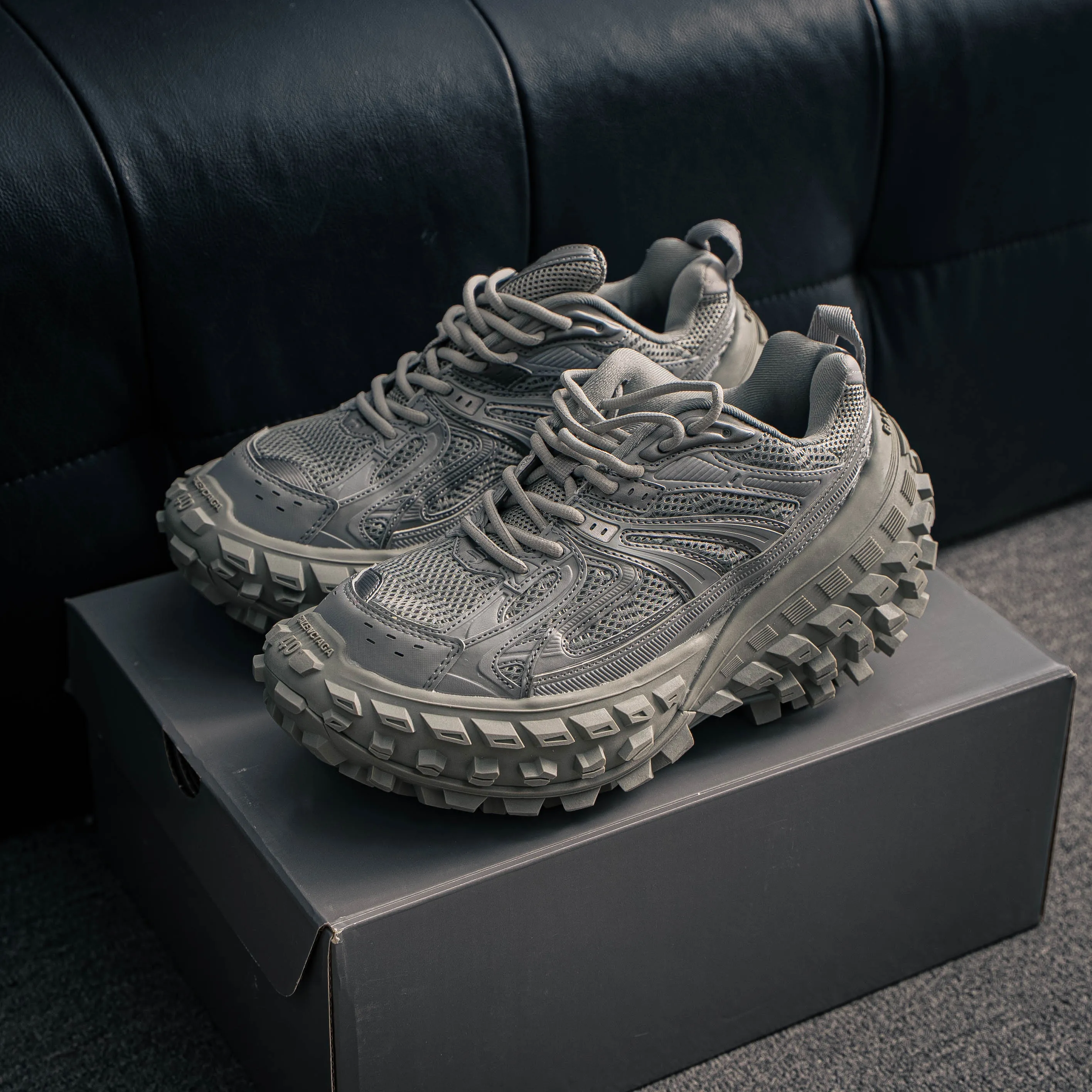 #GOOD 【 ，Shoes Drop Shipping 10】 # Balenciaga Defender Retro Chunky Sneakers Shoes