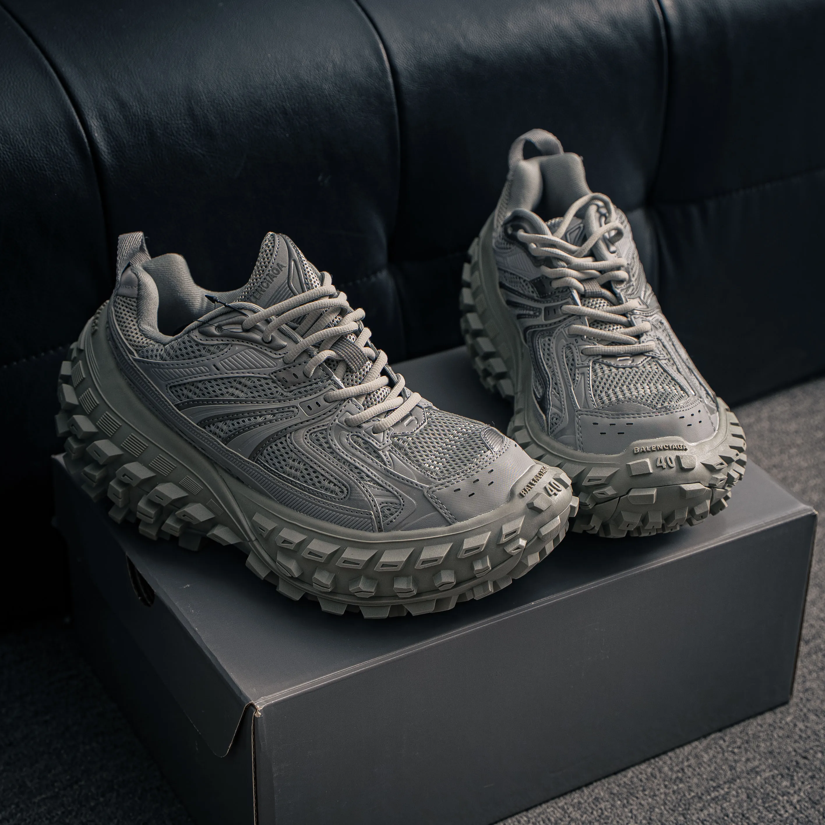 #GOOD 【 ，Shoes Drop Shipping 10】 # Balenciaga Defender Retro Chunky Sneakers Shoes