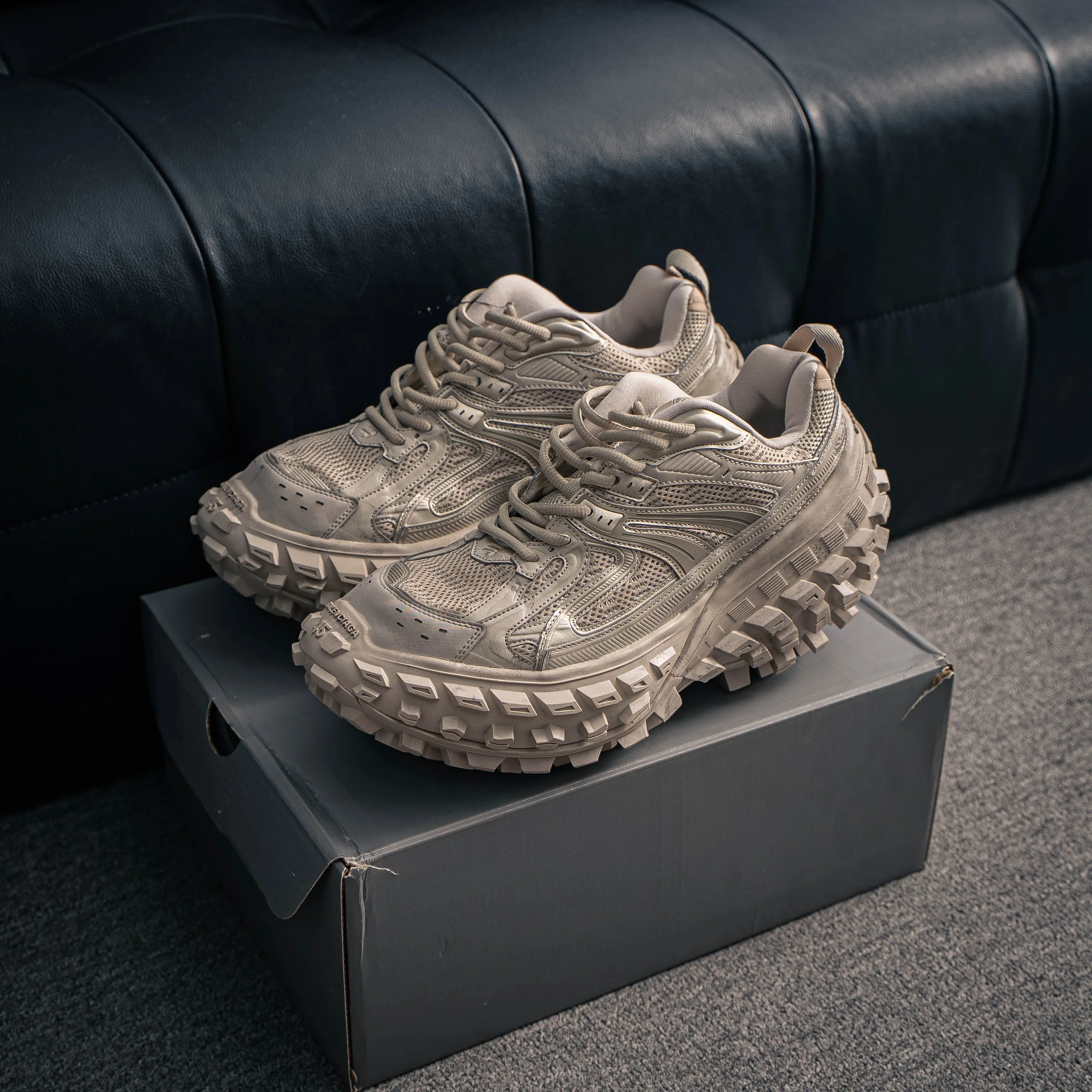 #GOOD 【 ，Shoes Drop Shipping 10】 # Balenciaga Defender Retro Chunky Sneakers Shoes