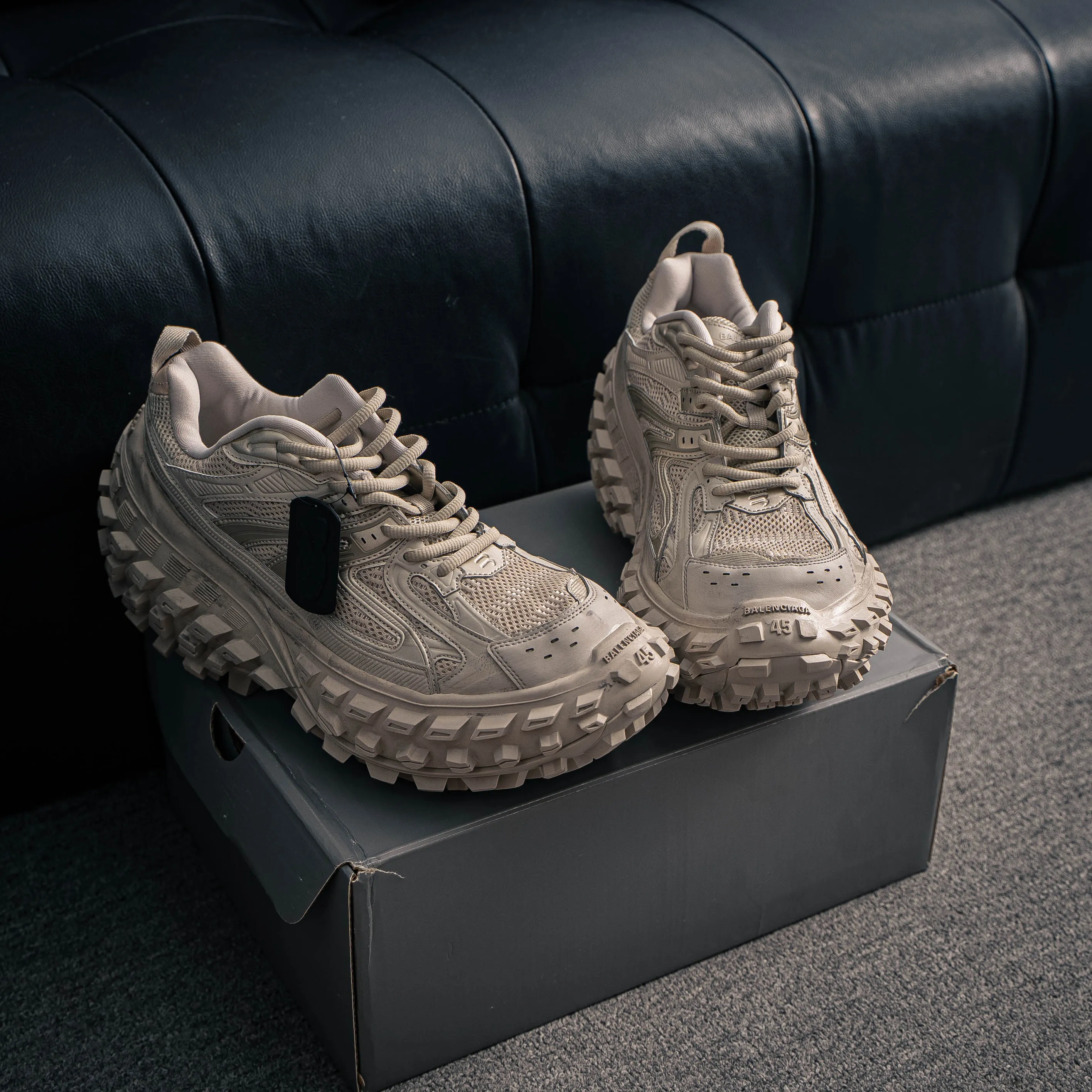 #GOOD 【 ，Shoes Drop Shipping 10】 # Balenciaga Defender Retro Chunky Sneakers Shoes