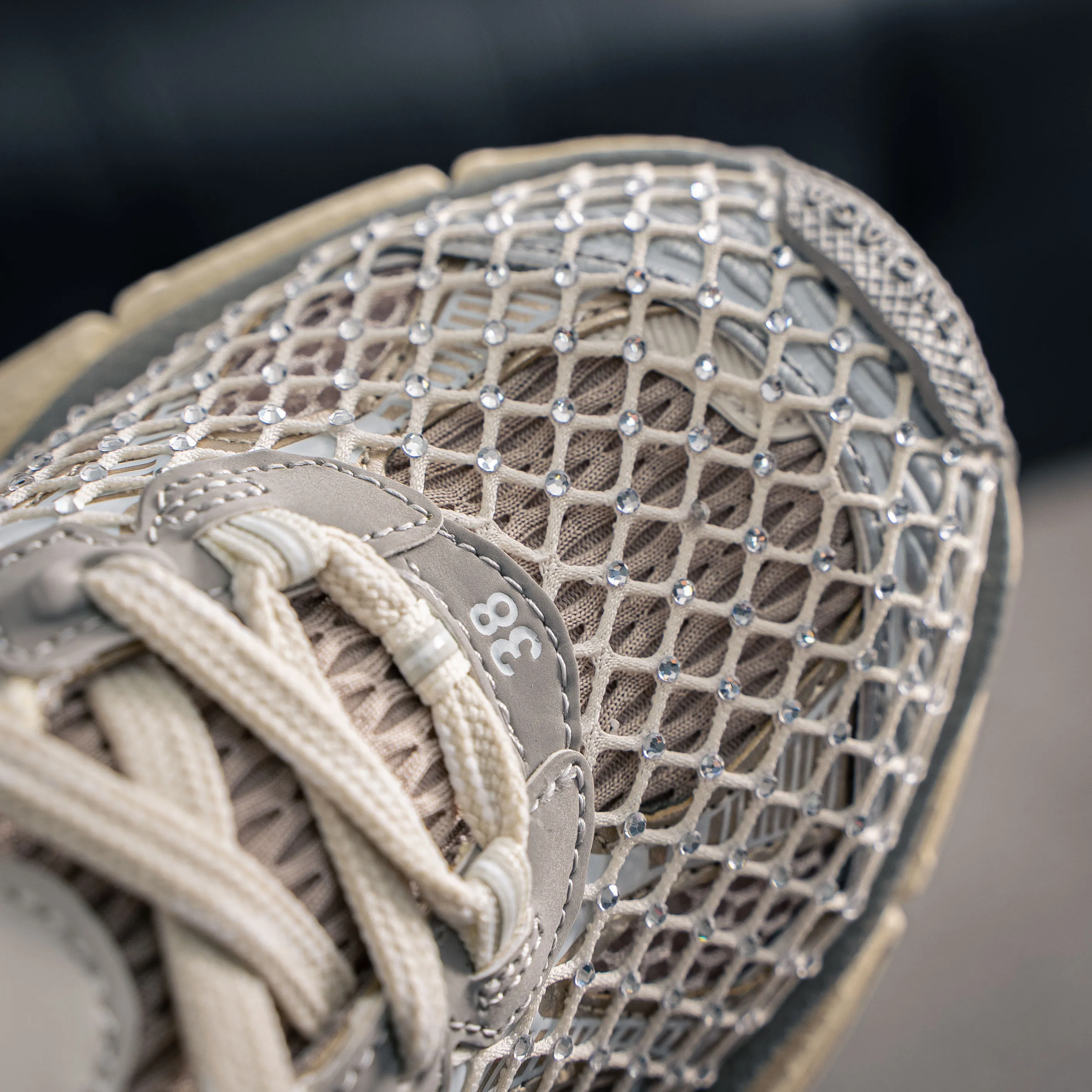 # Balenciaga 3XL Fishnet Lace-Up Low-Top Chunky Sneakers 3XL Running Shoes Tra Trainer