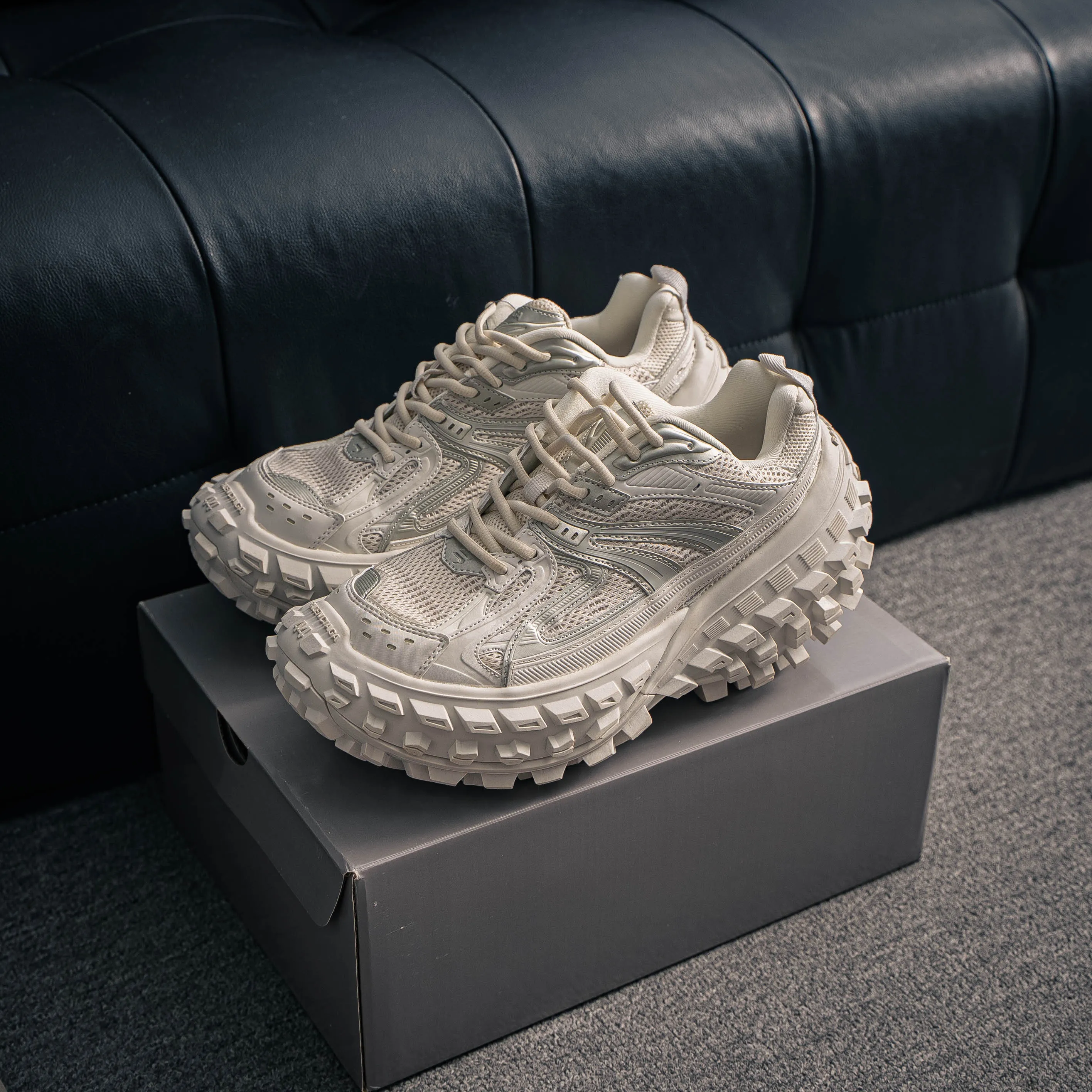 #GOOD 【 ，Shoes Drop Shipping 10】 # Balenciaga Defender Retro Chunky Sneakers Shoes