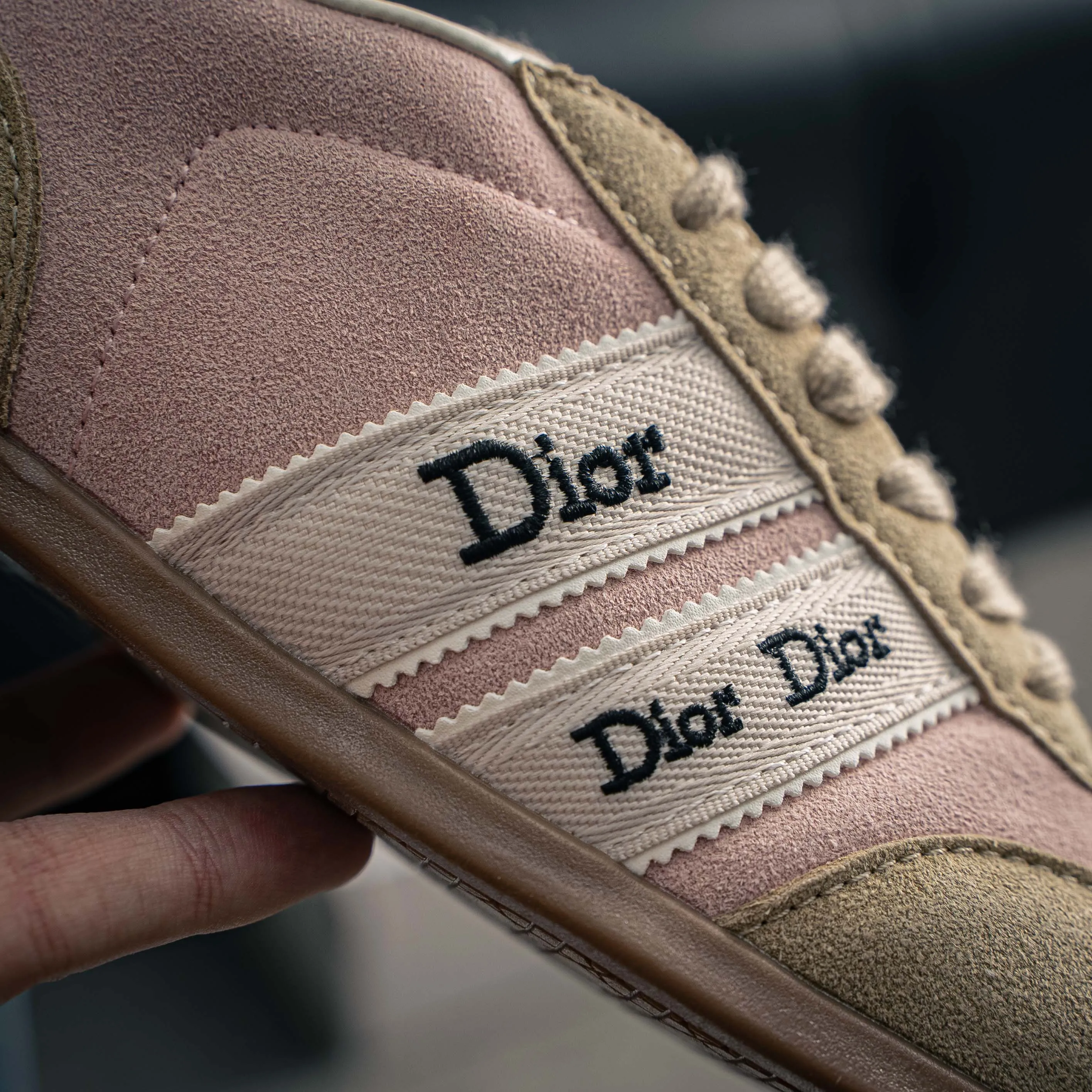 Dior Ribbon Sneaker Sneakers Shoes Dior Classic “J'adior” 。 Shoes （Suede） Cowhide Leather Shoes