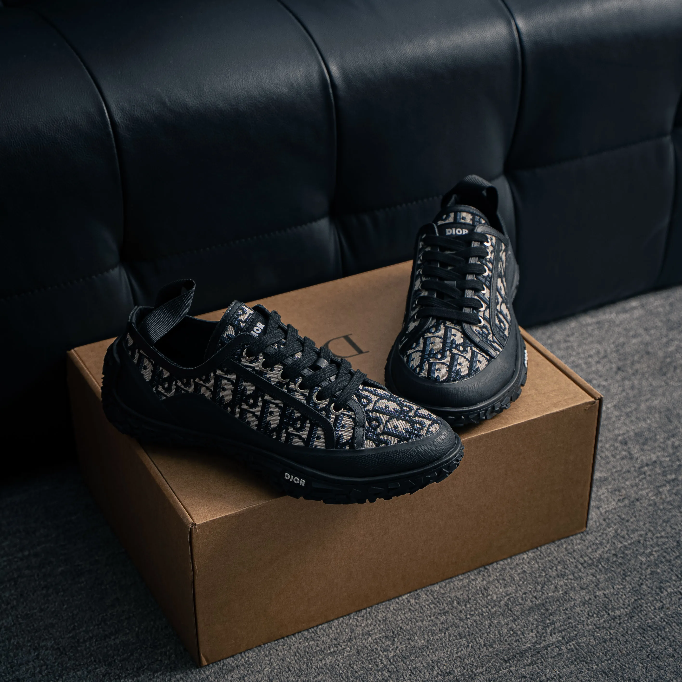 B 28 Dior Shoes High-Top Lace-Up Chunky Sneakers Dior 25ss ，“ ” Running Shoes Versatile ，