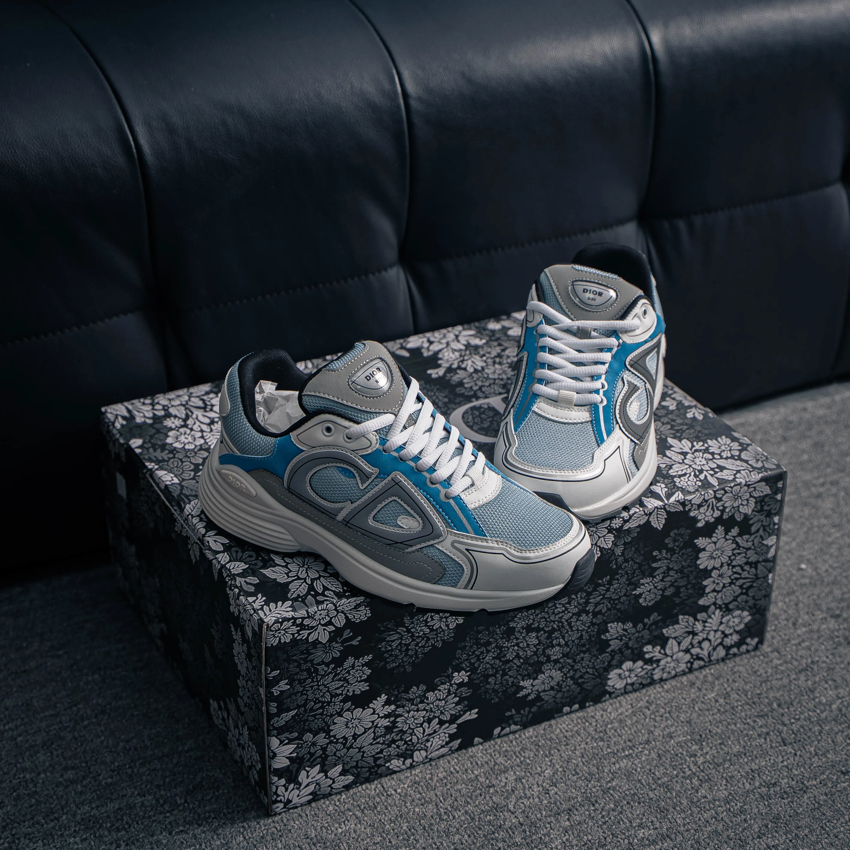 【YS 】 Premium Dior Homme B 22 Shoes +3M + ✦ +3M + ， ✦Shoes Logo ，3M