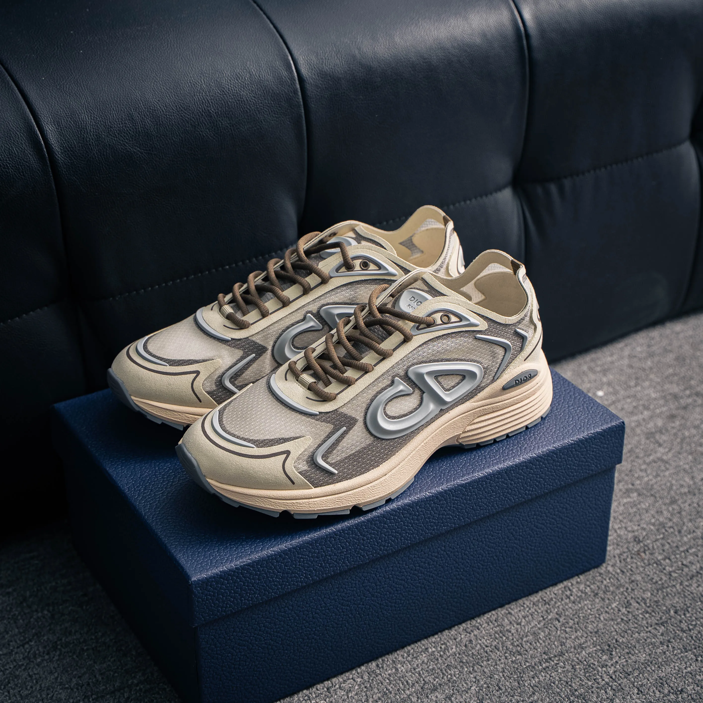 #J 【38-48】 Dior B 30Series Premium Genuine Leather Versatile ： Cowhide Leather+ Ob