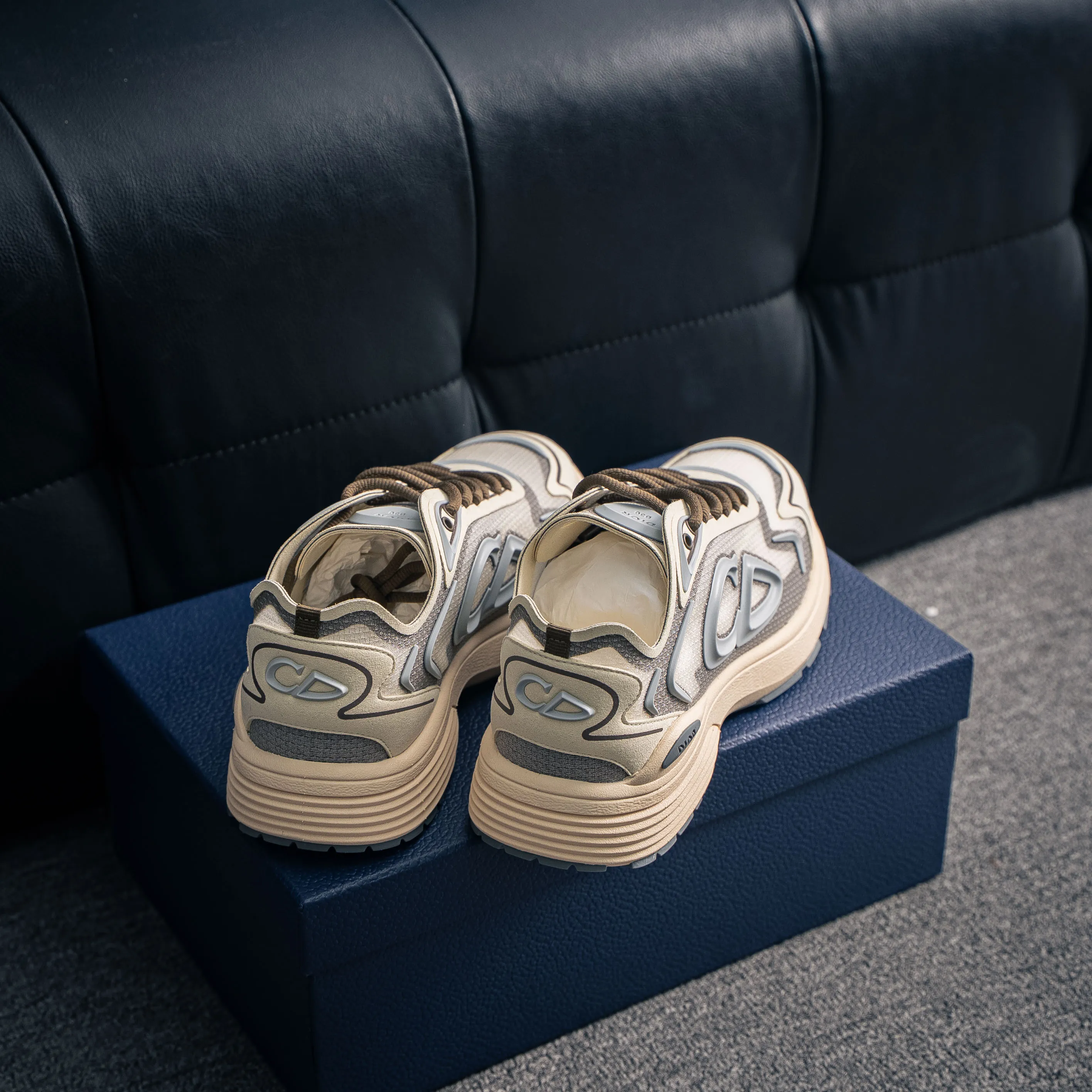 #J 【38-48】 Dior B 30Series Premium Genuine Leather Versatile ： Cowhide Leather+ Ob