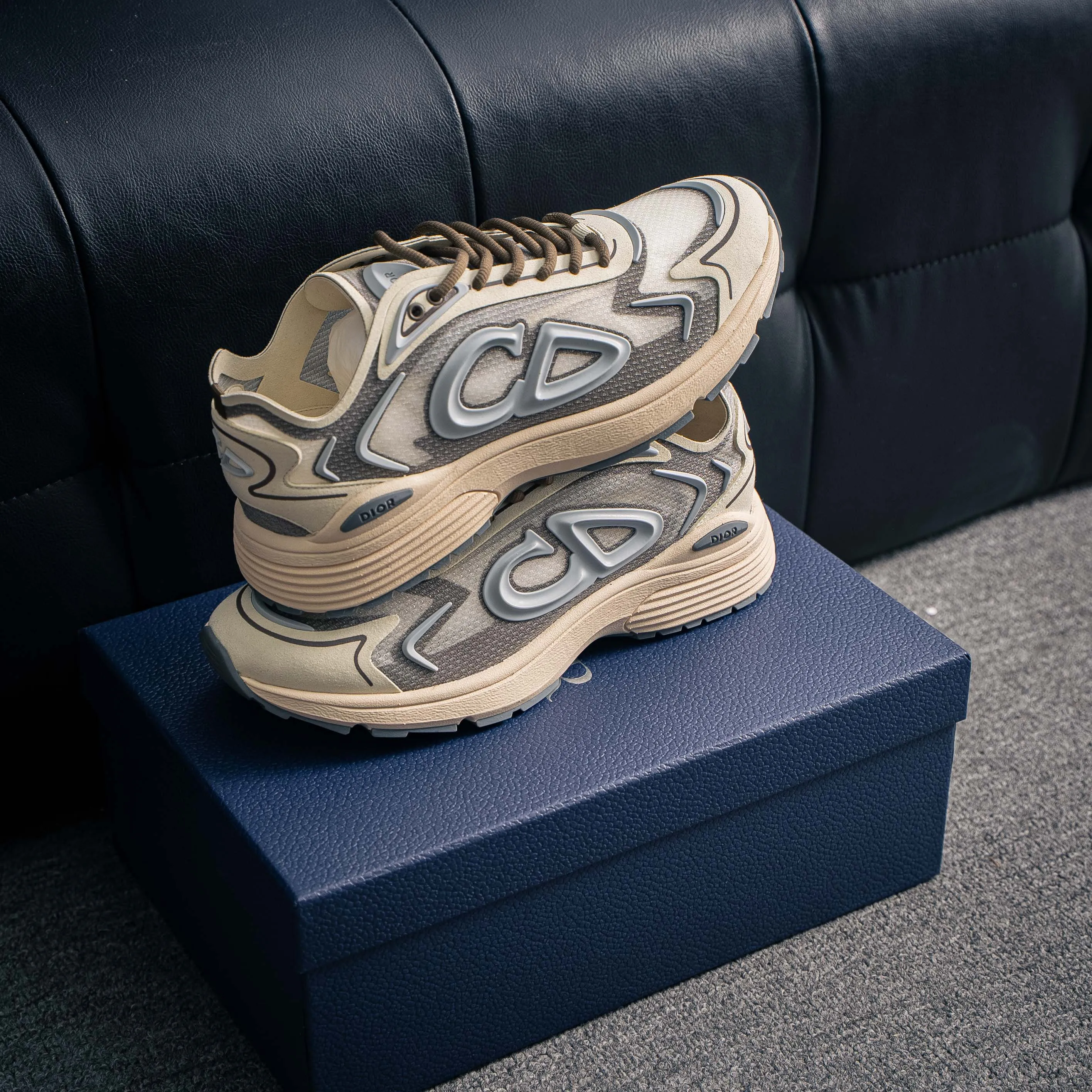 #J 【38-48】 Dior B 30Series Premium Genuine Leather Versatile ： Cowhide Leather+ Ob