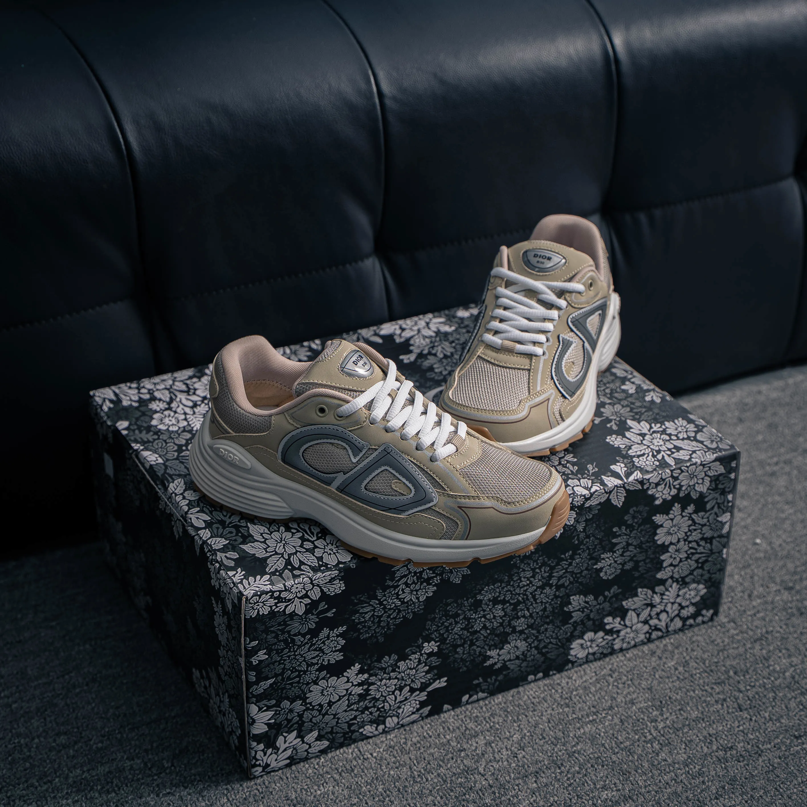 【YS 】 Premium Dior Homme B 22 Shoes +3M + ✦ +3M + ， ✦Shoes Logo ，3M