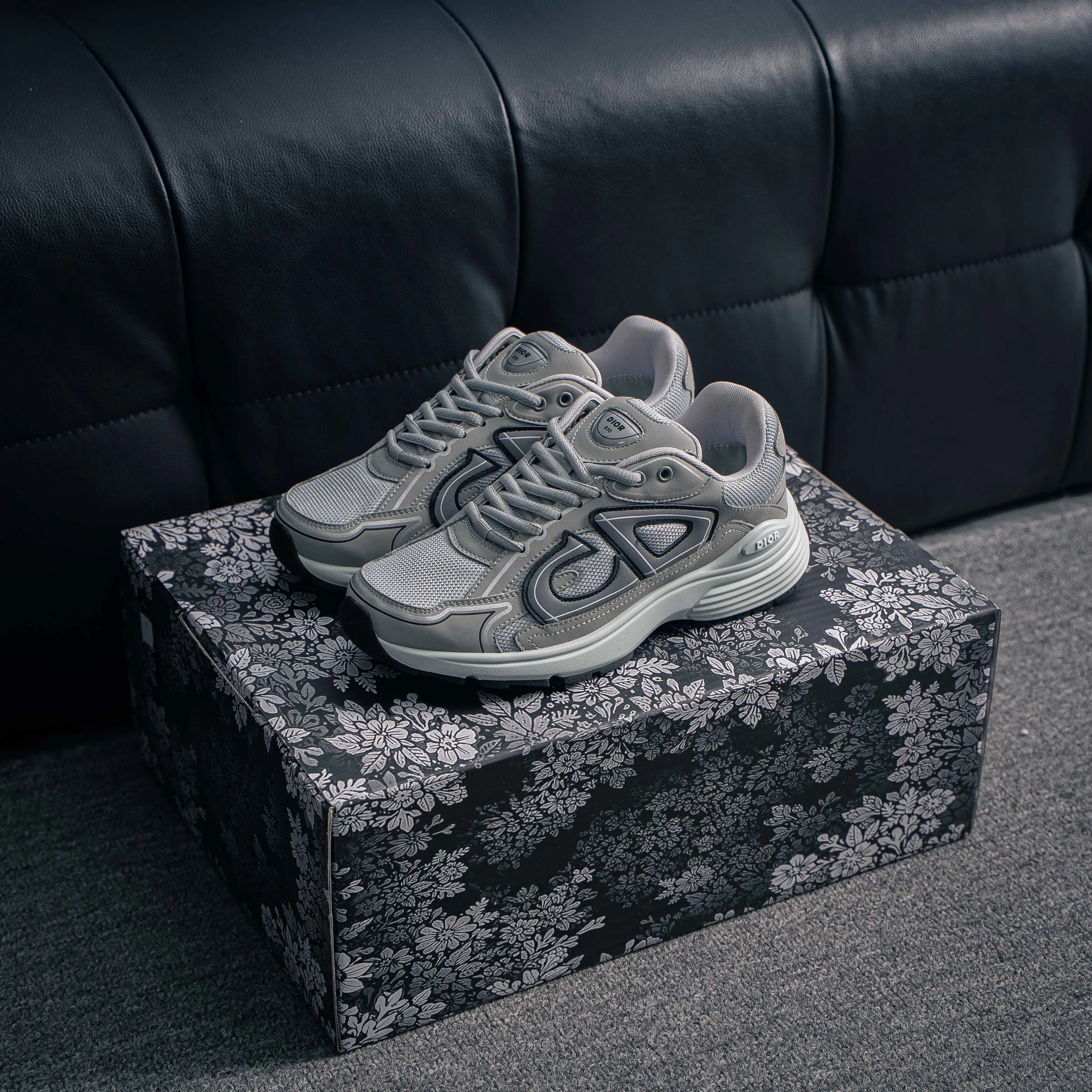 【YS 】 Premium Dior Homme B 22 Shoes +3M + ✦ +3M + ， ✦Shoes Logo ，3M