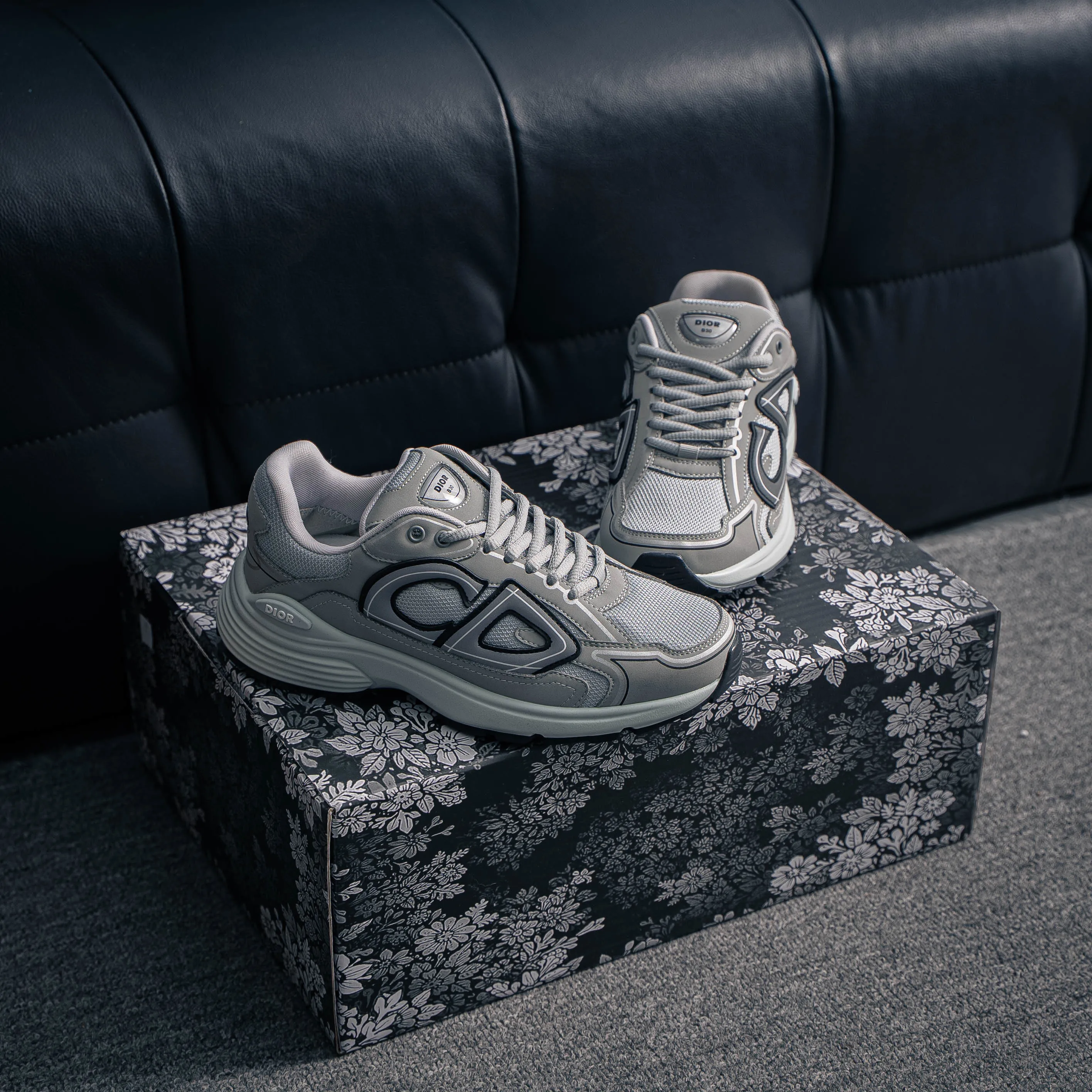 【YS 】 Premium Dior Homme B 22 Shoes +3M + ✦ +3M + ， ✦Shoes Logo ，3M
