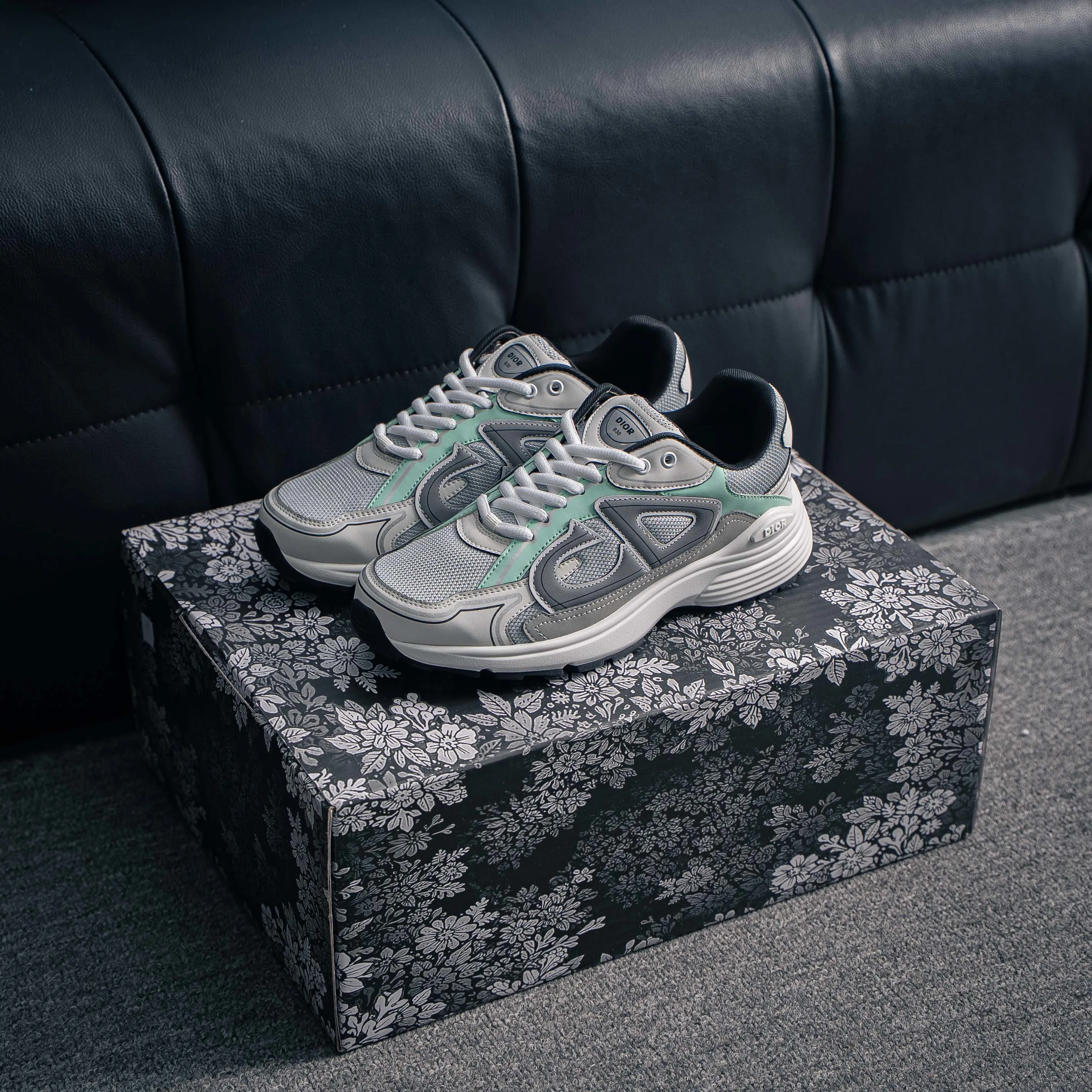【YS 】 Premium Dior Homme B 22 Shoes +3M + ✦ +3M + ， ✦Shoes Logo ，3M