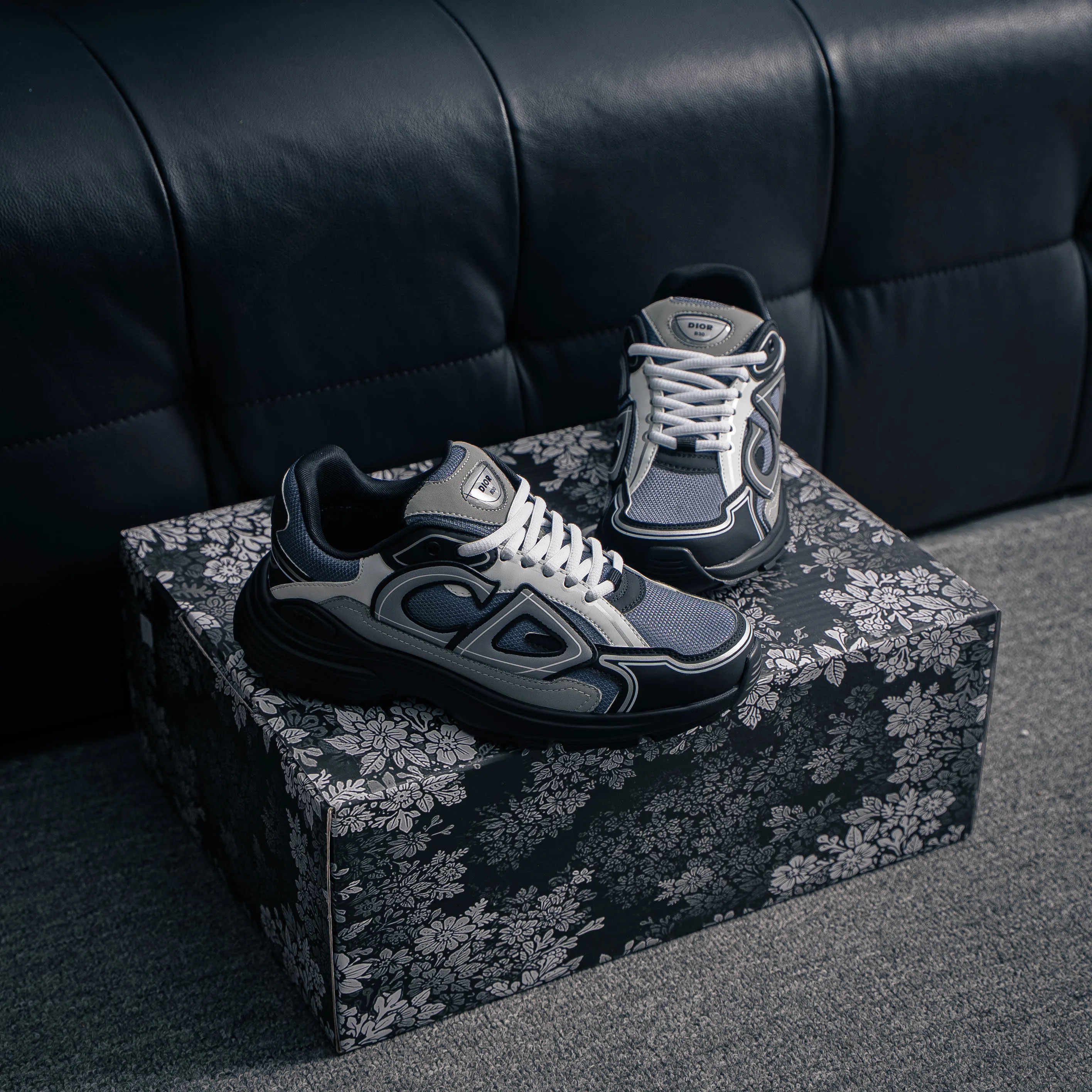【YS 】 Premium Dior Homme B 22 Shoes +3M + ✦ +3M + ， ✦Shoes Logo ，3M