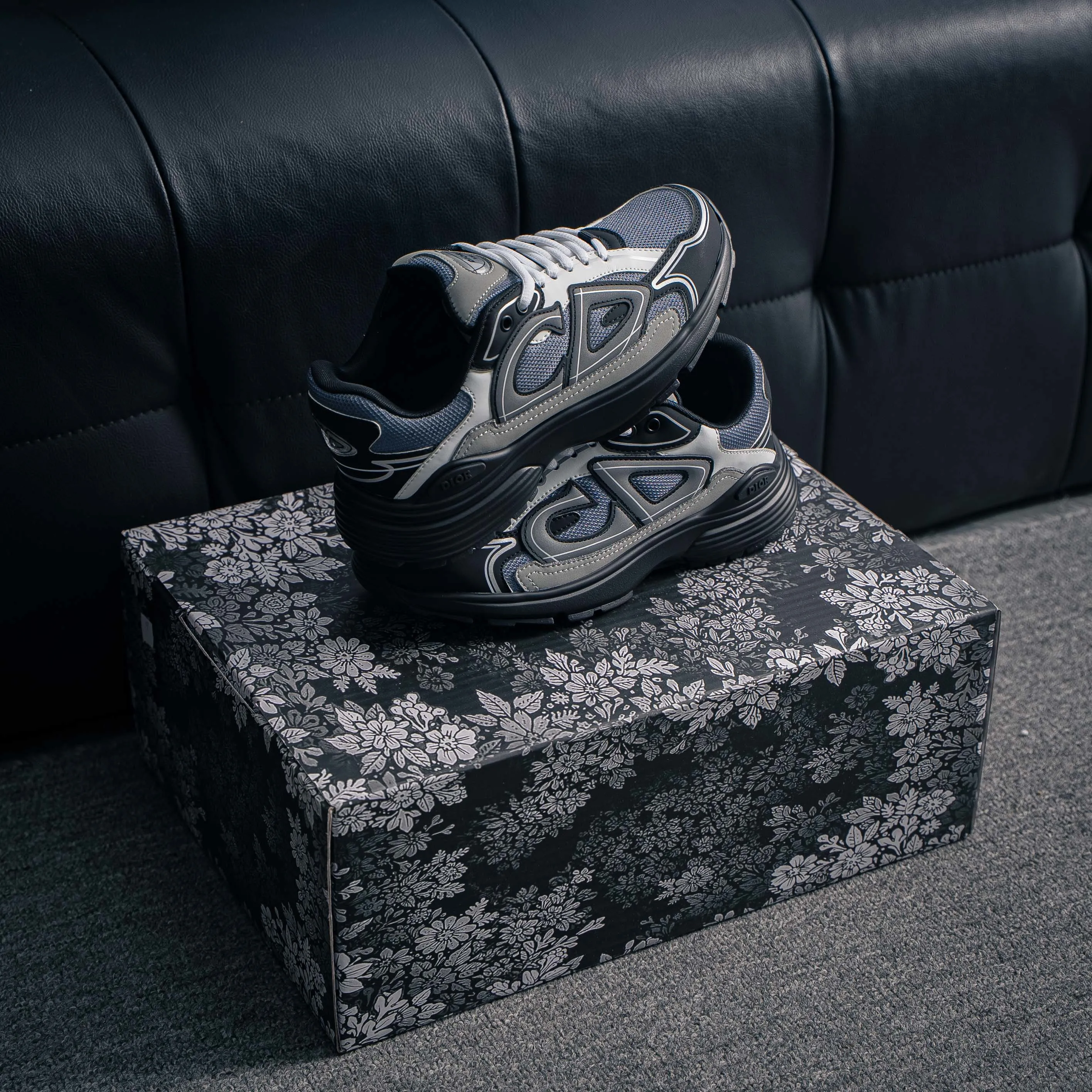 【YS 】 Premium Dior Homme B 22 Shoes +3M + ✦ +3M + ， ✦Shoes Logo ，3M