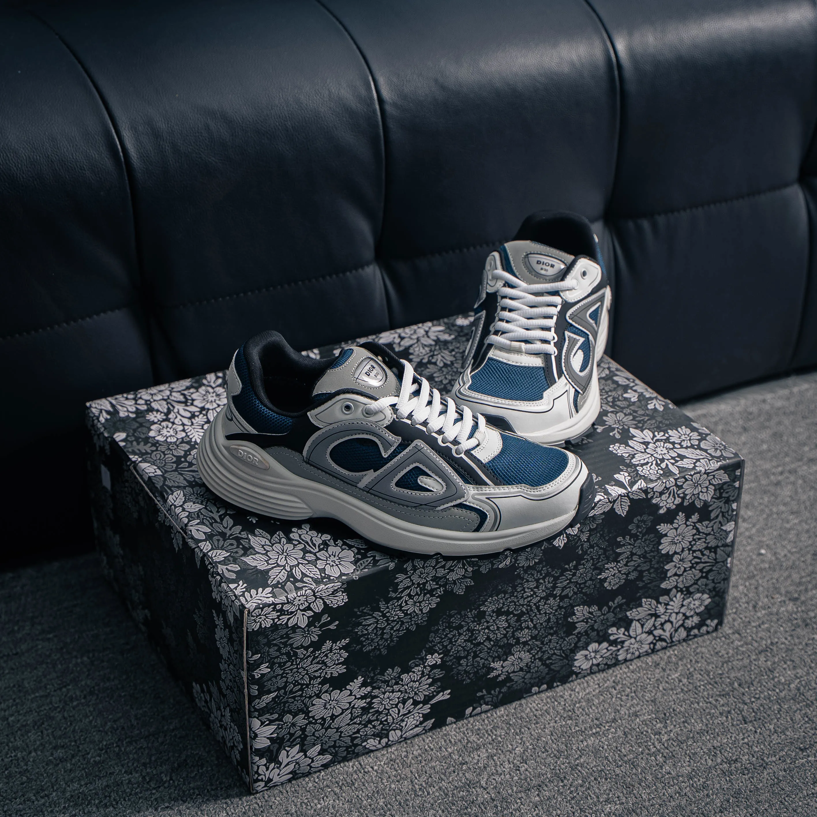 【YS 】 Premium Dior Homme B 22 Shoes +3M + ✦ +3M + ， ✦Shoes Logo ，3M
