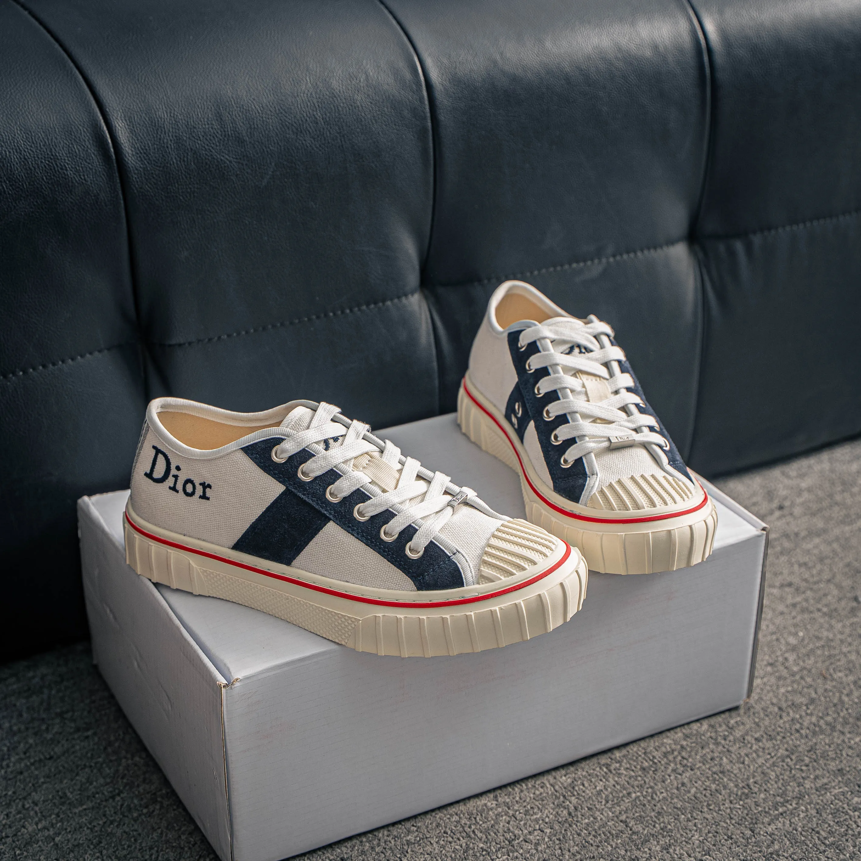 # Dior 26New Arrival Series Shoes Canvas Shoes Series， Hooper Sneakers ， Retro ， Canvas ，
