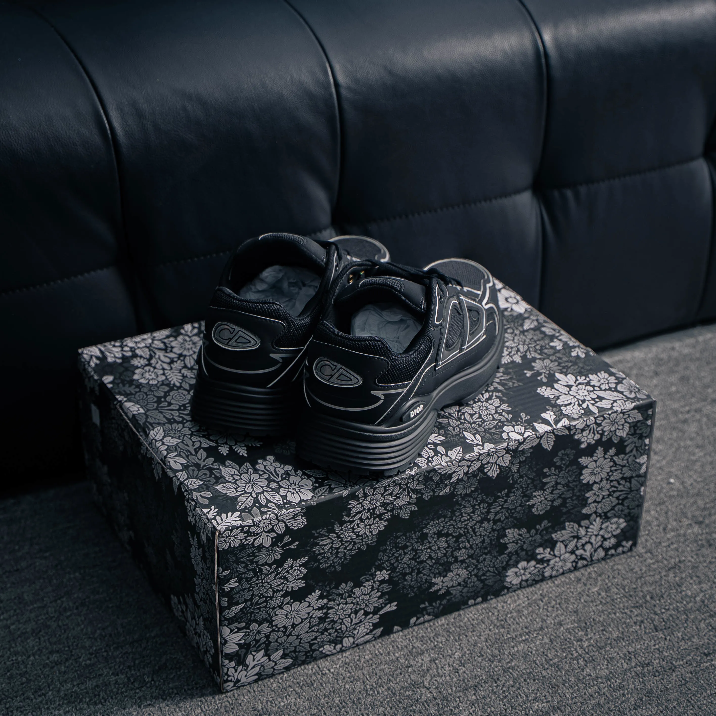 【YS 】 Premium Dior Homme B 22 Shoes +3M + ✦ +3M + ， ✦Shoes Logo ，3M