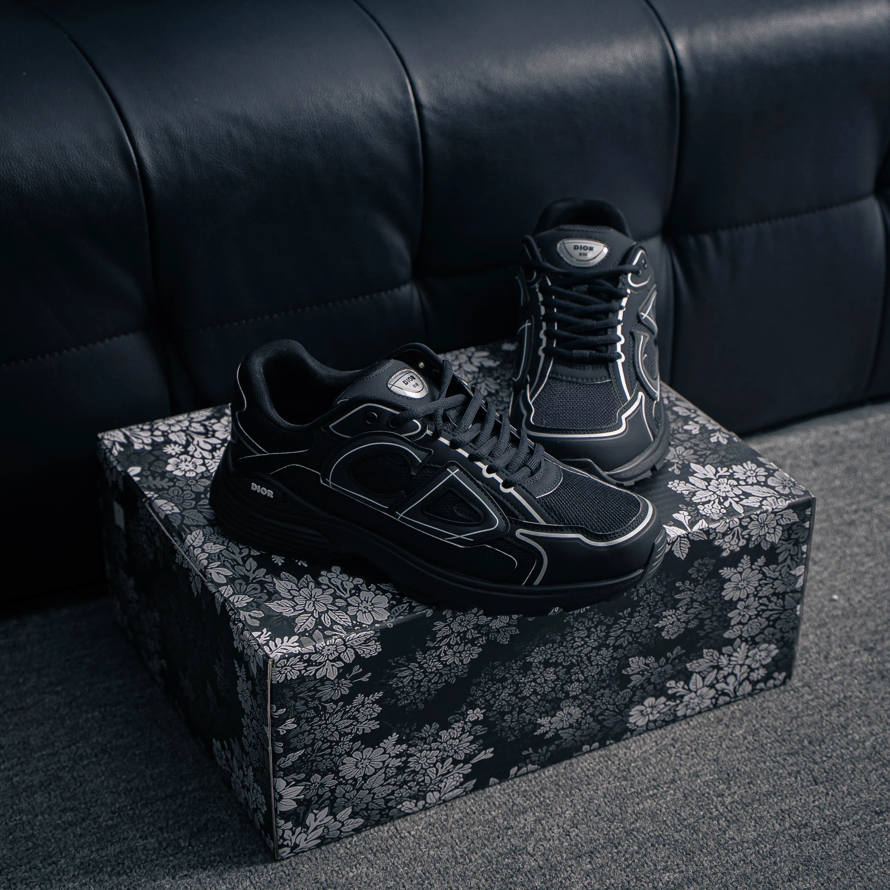【YS 】 Premium Dior Homme B 22 Shoes +3M + ✦ +3M + ， ✦Shoes Logo ，3M