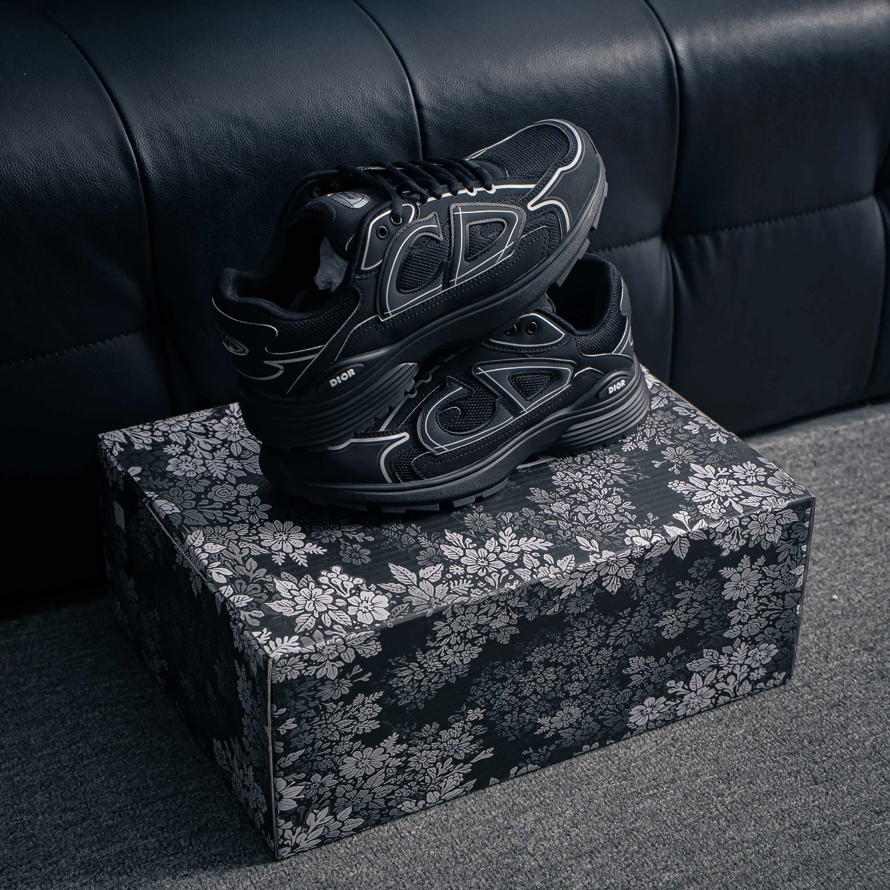 【YS 】 Premium Dior Homme B 22 Shoes +3M + ✦ +3M + ， ✦Shoes Logo ，3M