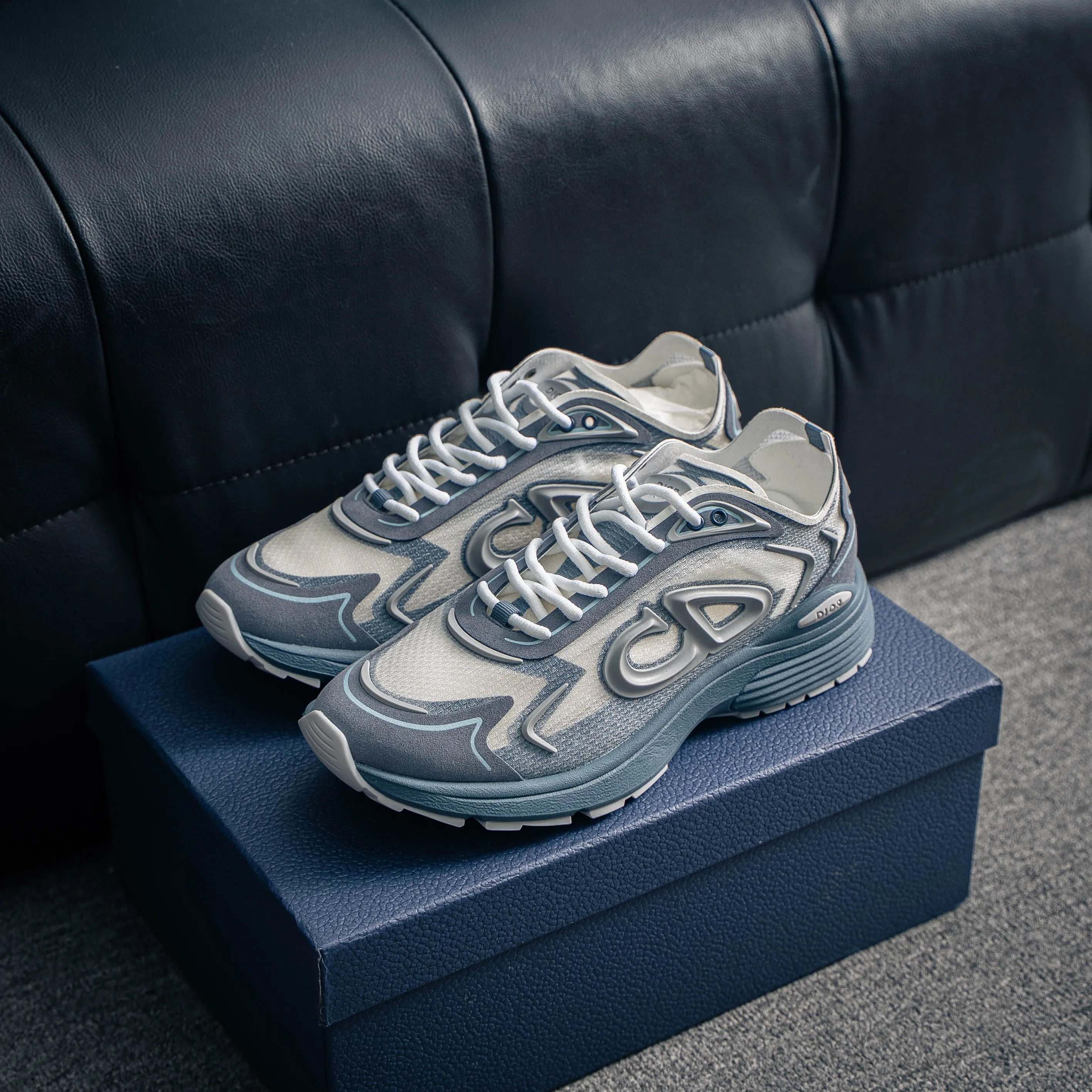 #J 【38-48】 Dior B 30Series Premium Genuine Leather Versatile ： Cowhide Leather+ Ob