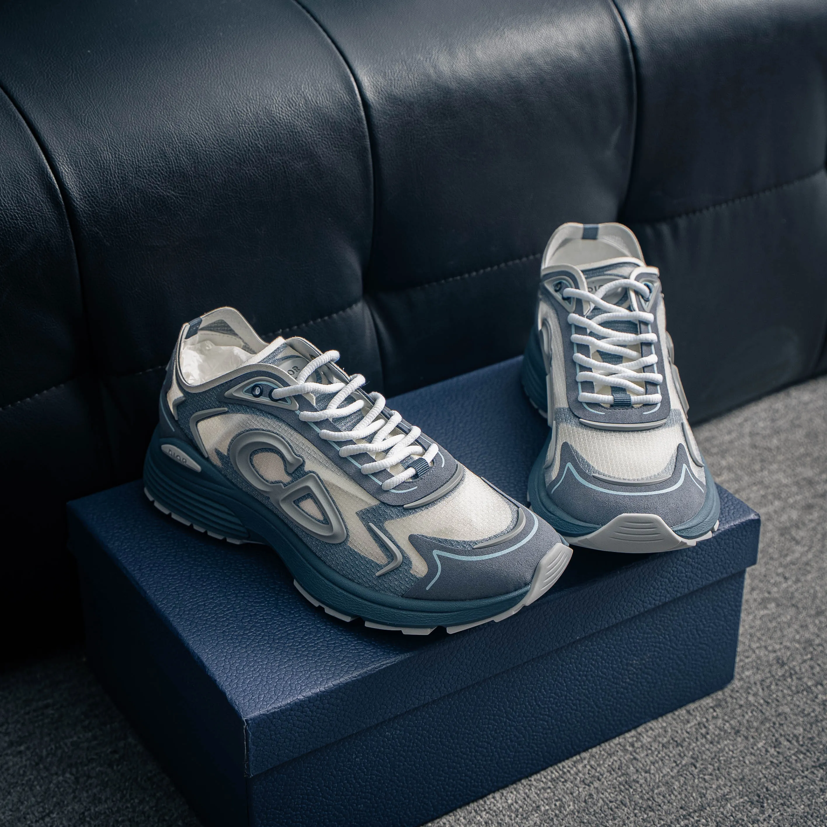 #J 【38-48】 Dior B 30Series Premium Genuine Leather Versatile ： Cowhide Leather+ Ob