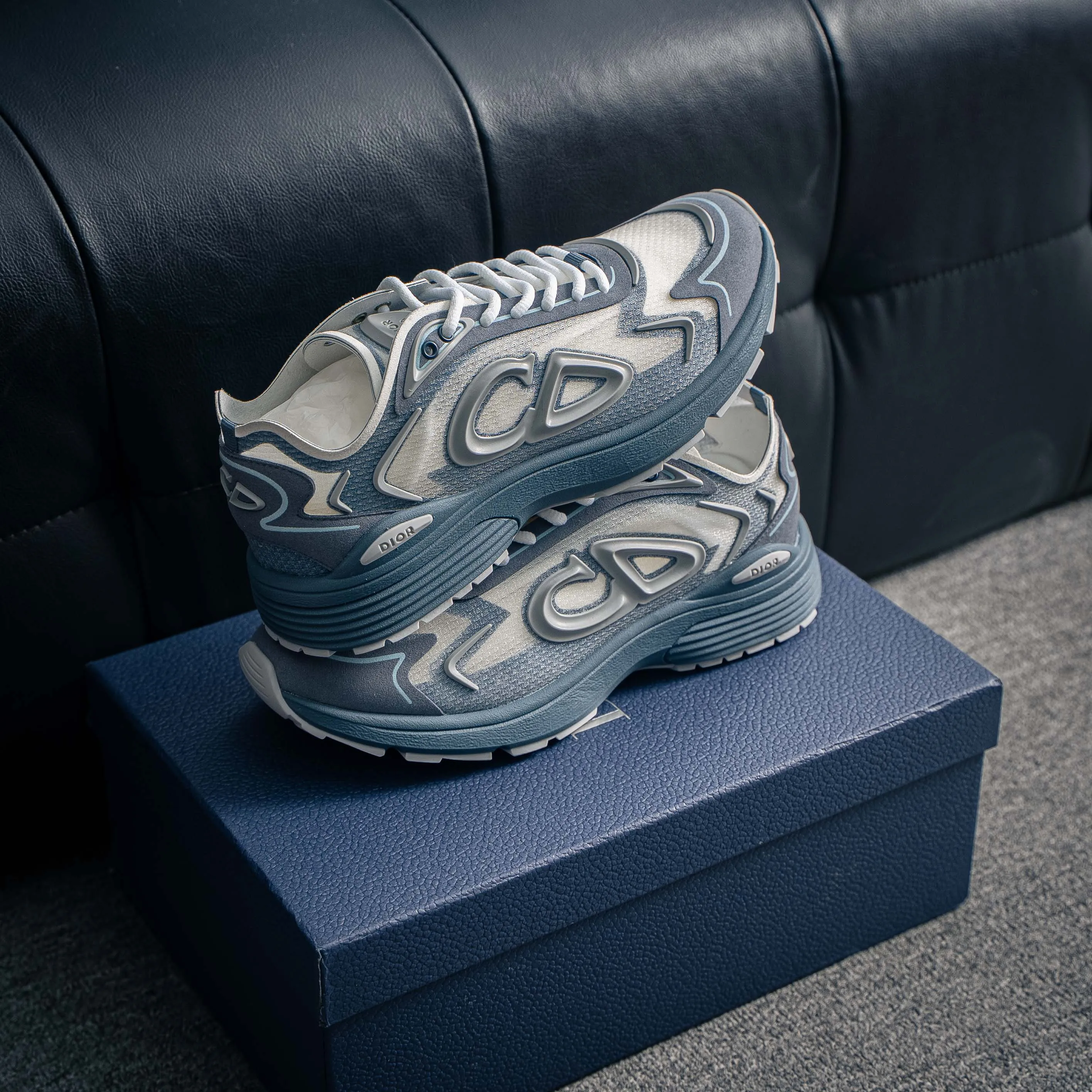 #J 【38-48】 Dior B 30Series Premium Genuine Leather Versatile ： Cowhide Leather+ Ob