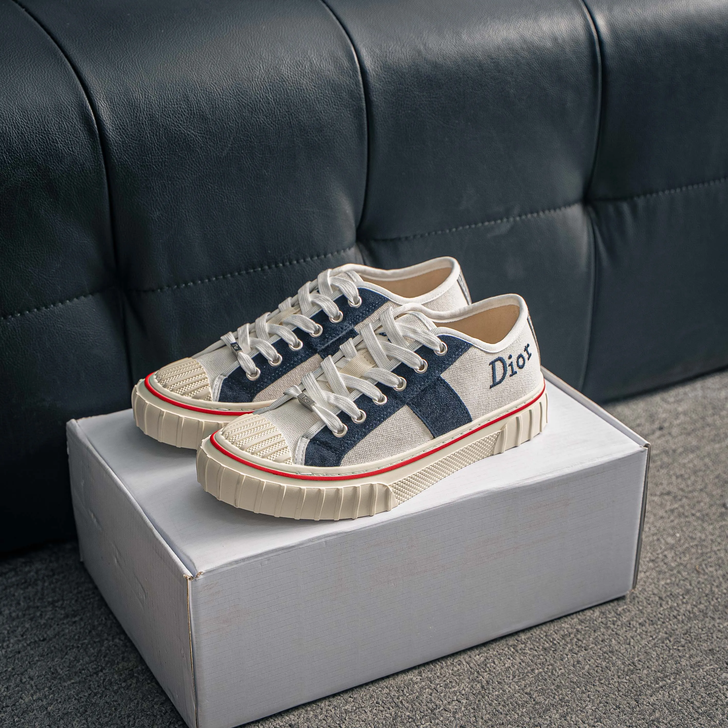 # Dior 26New Arrival Series Shoes Canvas Shoes Series， Hooper Sneakers ， Retro ， Canvas ，