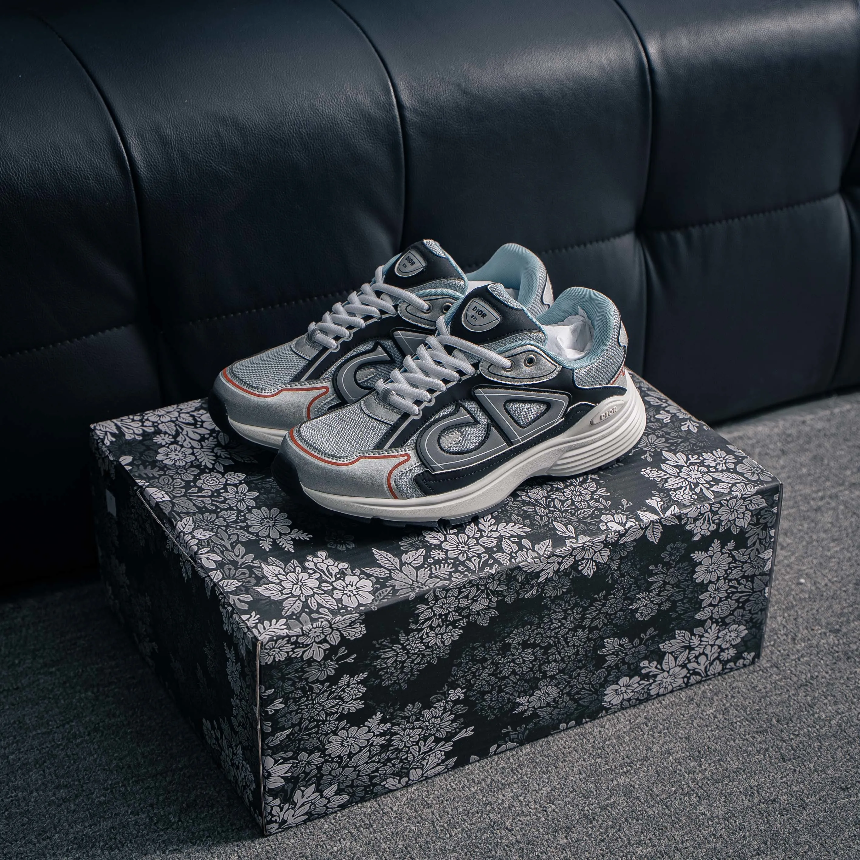 【YS 】 Premium Dior Homme B 22 Shoes +3M + ✦ +3M + ， ✦Shoes Logo ，3M