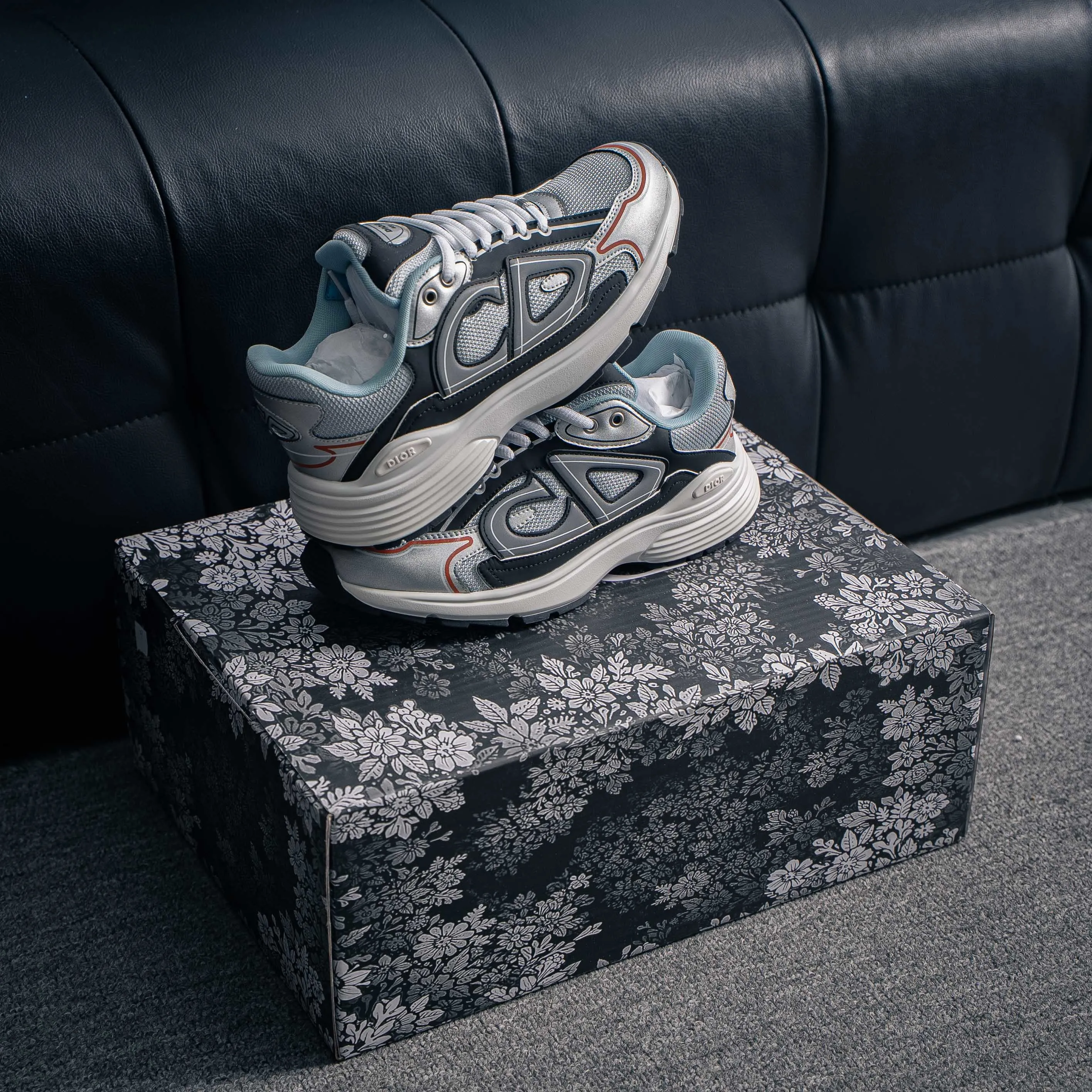 【YS 】 Premium Dior Homme B 22 Shoes +3M + ✦ +3M + ， ✦Shoes Logo ，3M