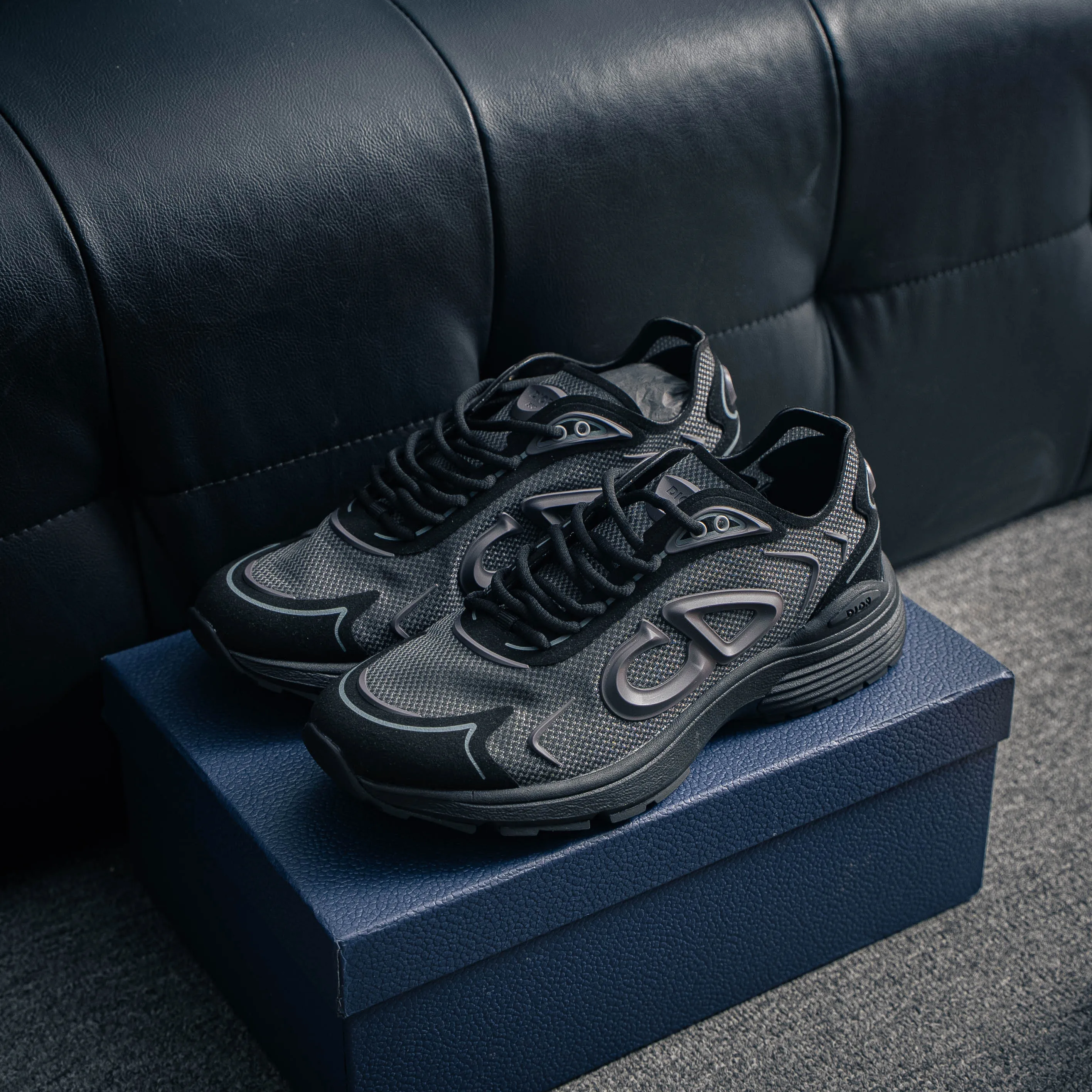 #J 【38-48】 Dior B 30Series Premium Genuine Leather Versatile ： Cowhide Leather+ Ob