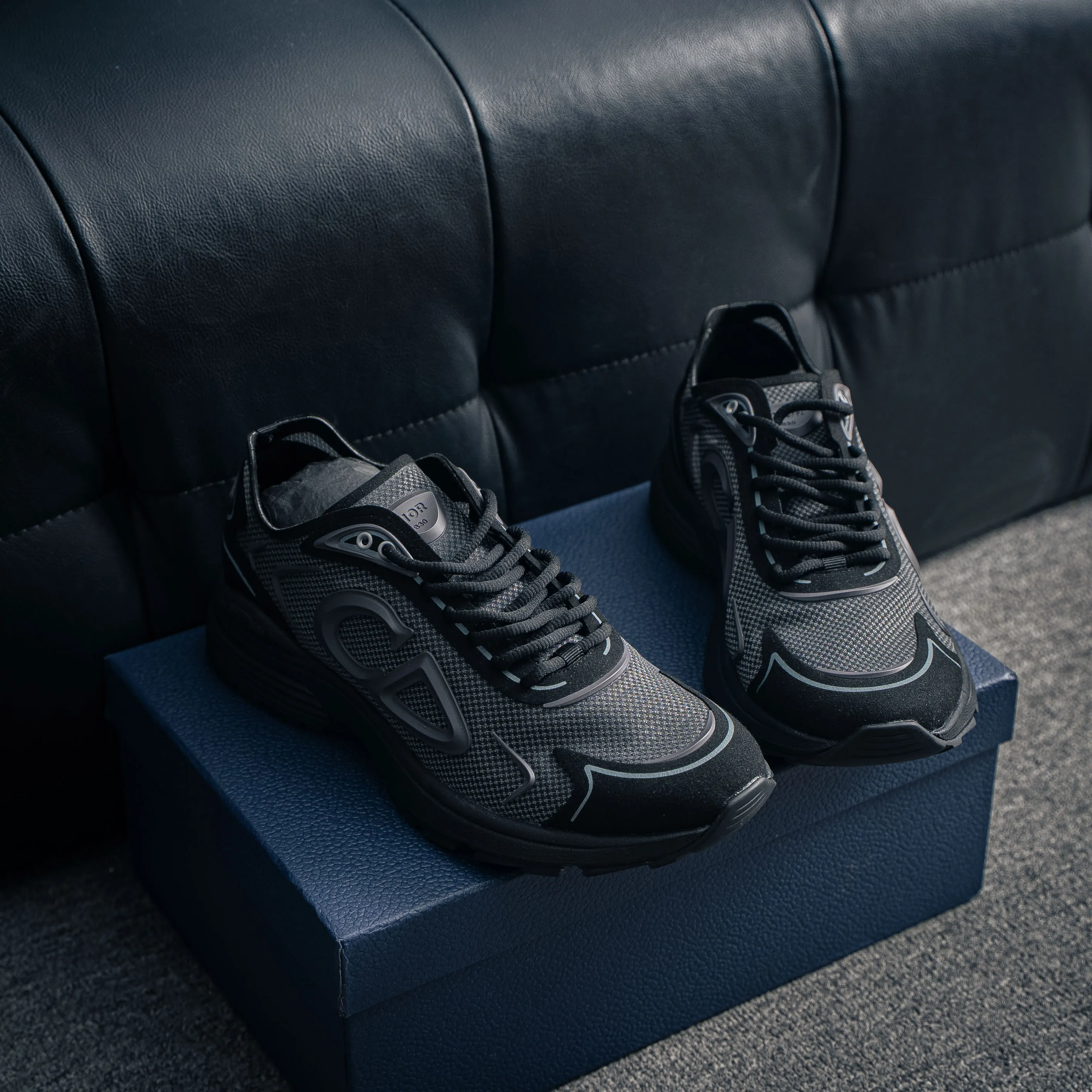 #J 【38-48】 Dior B 30Series Premium Genuine Leather Versatile ： Cowhide Leather+ Ob