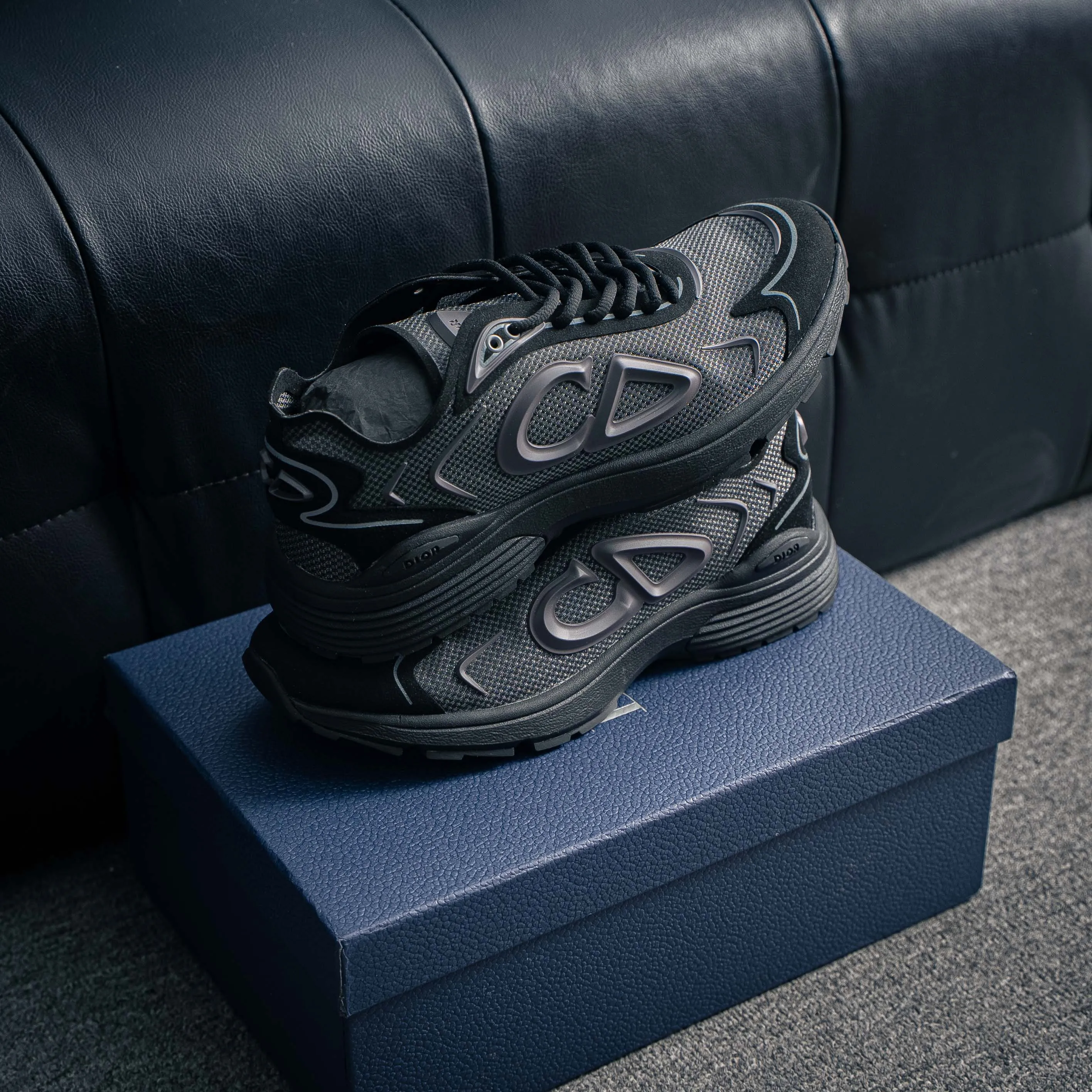 #J 【38-48】 Dior B 30Series Premium Genuine Leather Versatile ： Cowhide Leather+ Ob