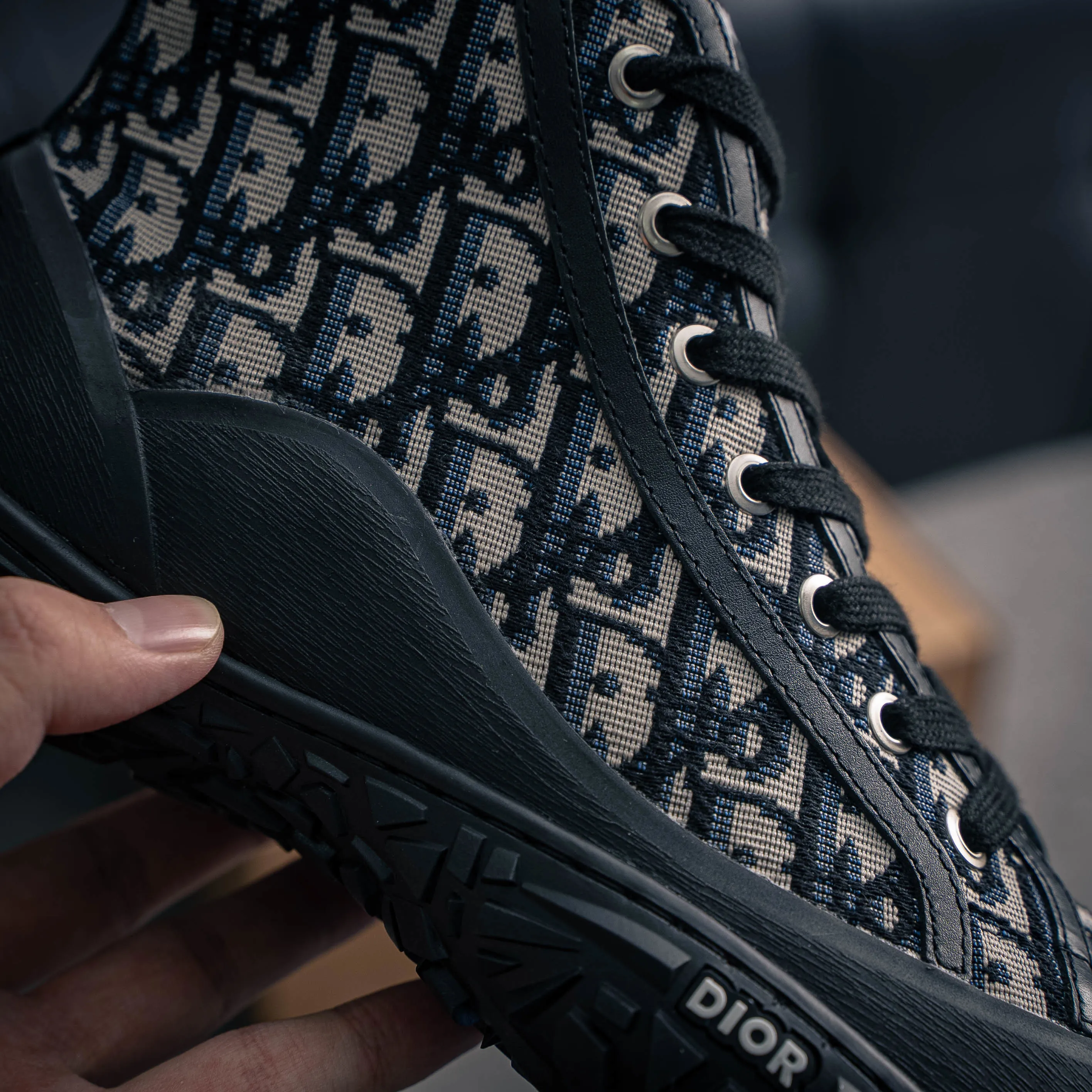 B 28 Dior Shoes High-Top Lace-Up Chunky Sneakers Dior 26ss ，“ ” Running Shoes Versatile ，