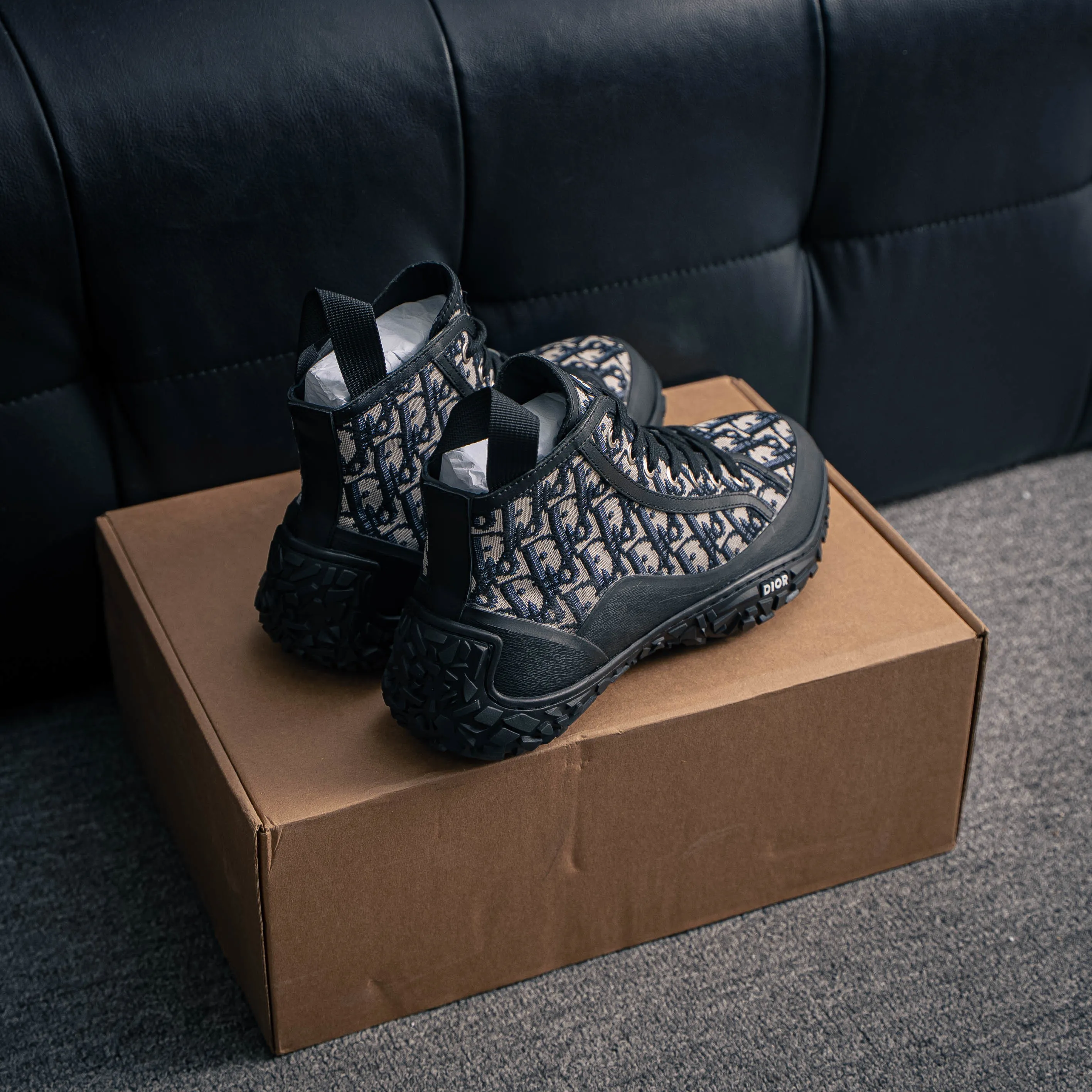 B 28 Dior Shoes High-Top Lace-Up Chunky Sneakers Dior 26ss ，“ ” Running Shoes Versatile ，