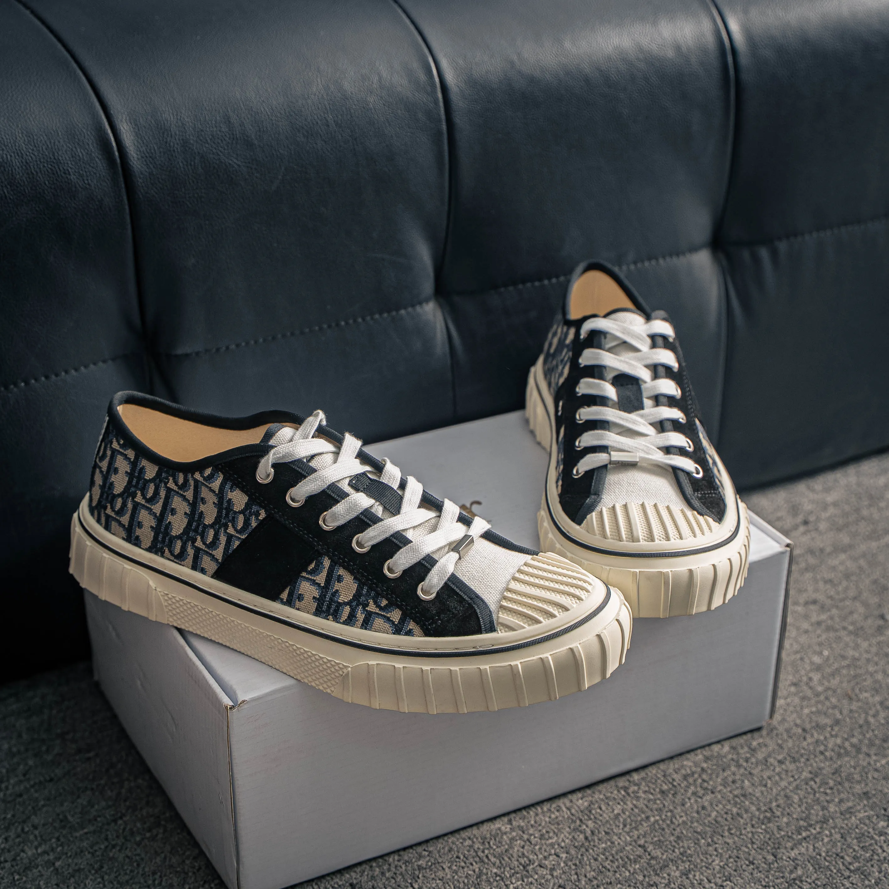 # Dior 26New Arrival Series Shoes Canvas Shoes Series， Hooper Sneakers ， Retro ， Canvas ，