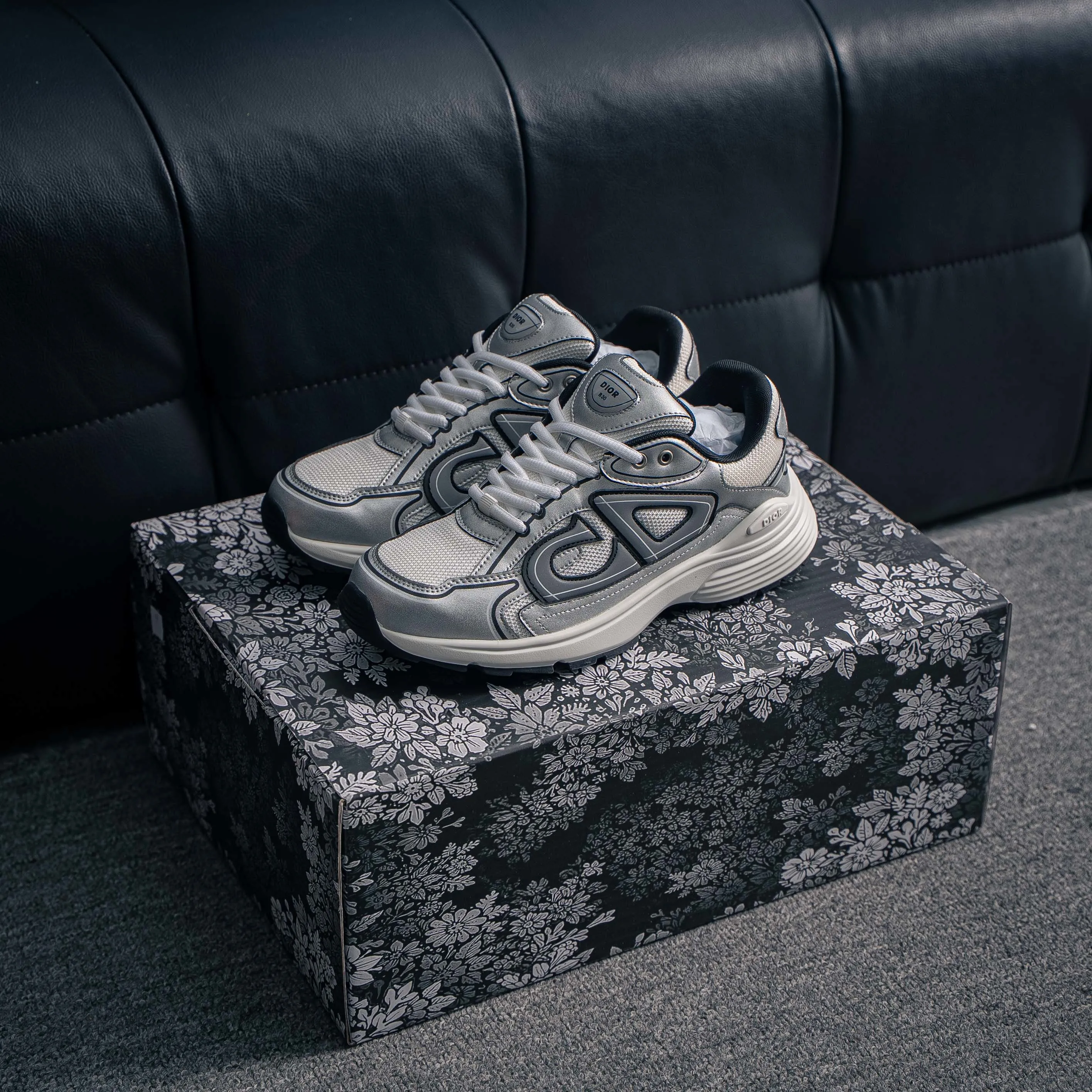 【YS 】 Premium Dior Homme B 22 Shoes +3M + ✦ +3M + ， ✦Shoes Logo ，3M
