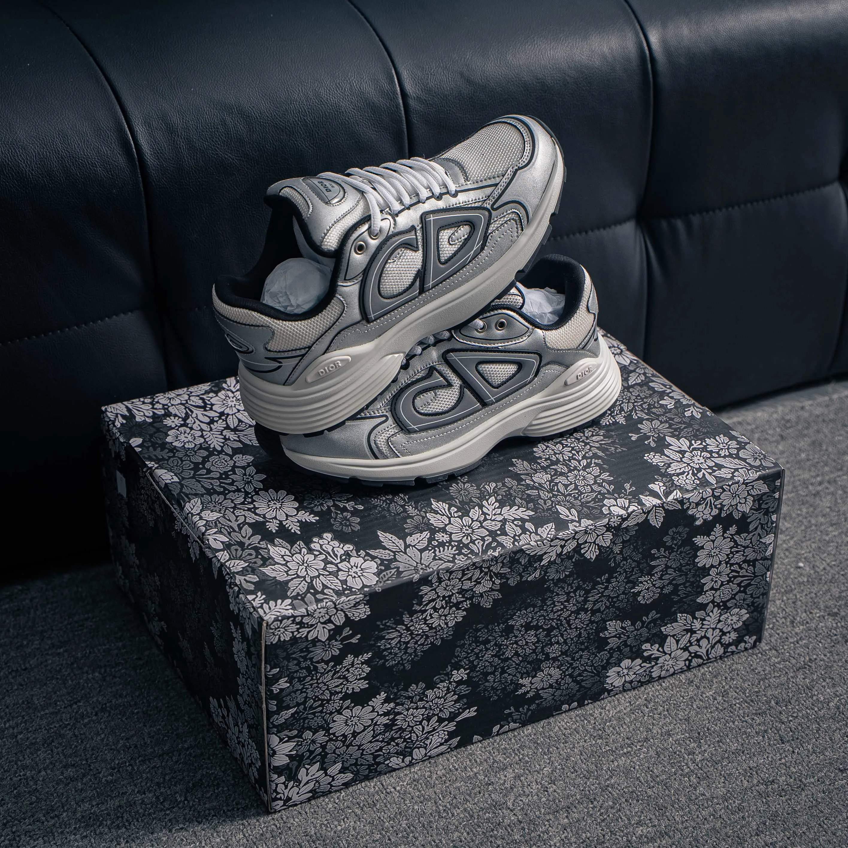 【YS 】 Premium Dior Homme B 22 Shoes +3M + ✦ +3M + ， ✦Shoes Logo ，3M