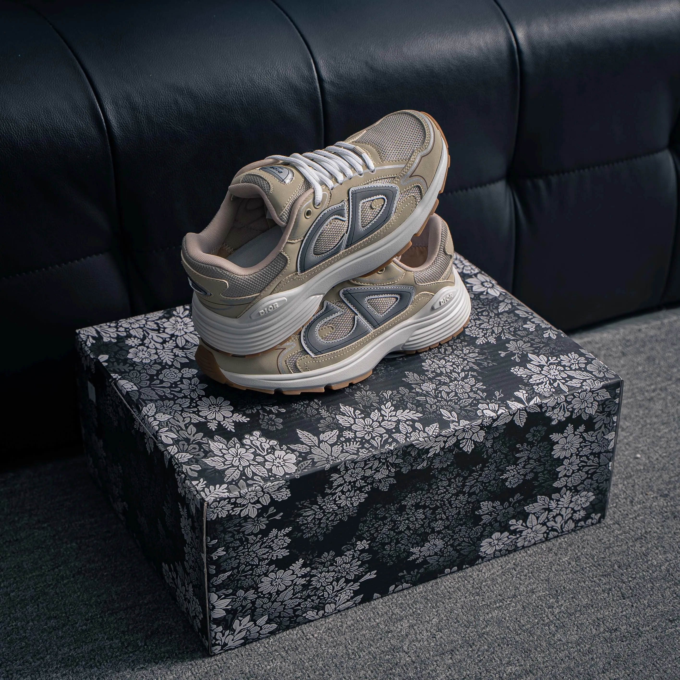 【YS 】 Premium Dior Homme B 22 Shoes +3M + ✦ +3M + ， ✦Shoes Logo ，3M