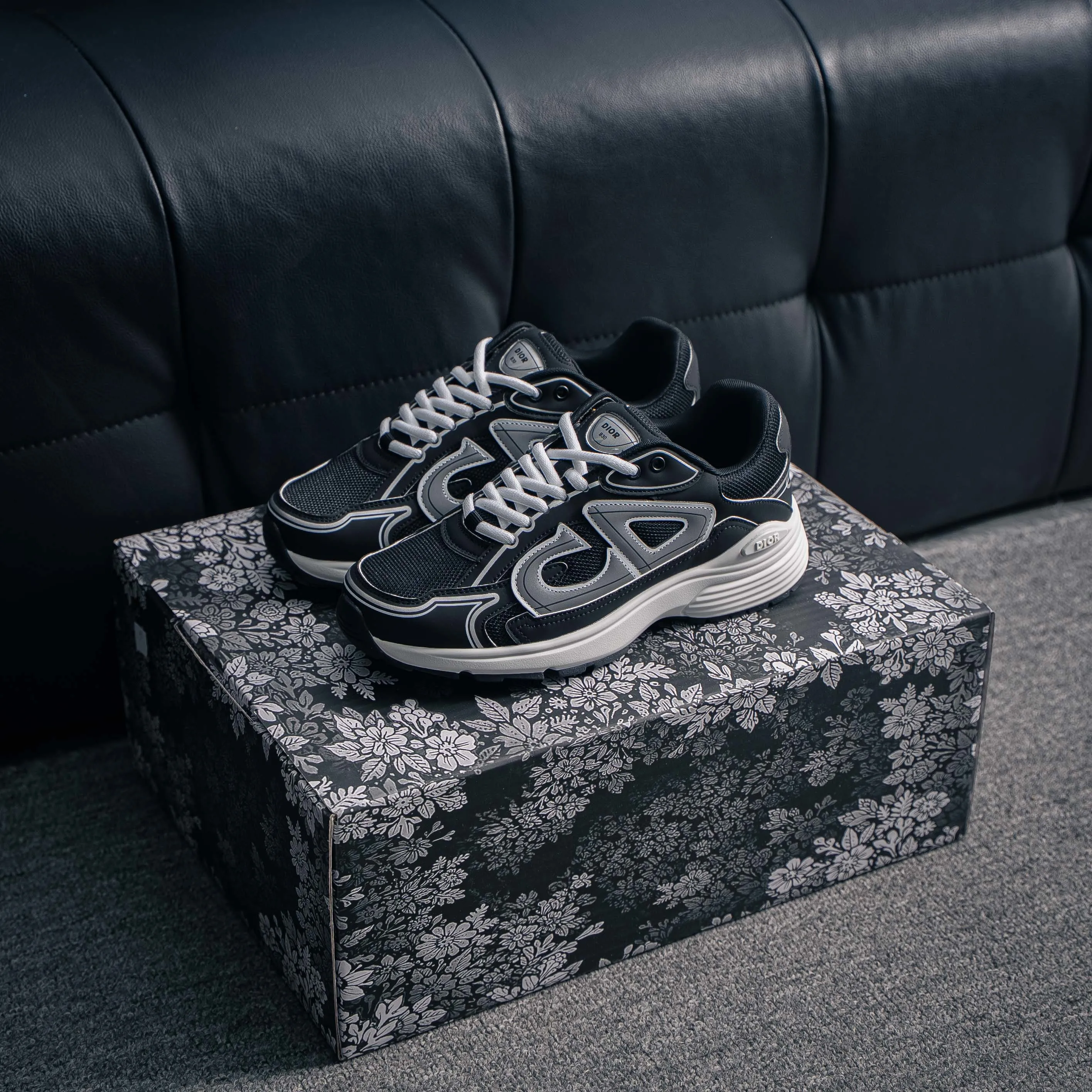【YS 】 Premium Dior Homme B 22 Shoes +3M + ✦ +3M + ， ✦Shoes Logo ，3M